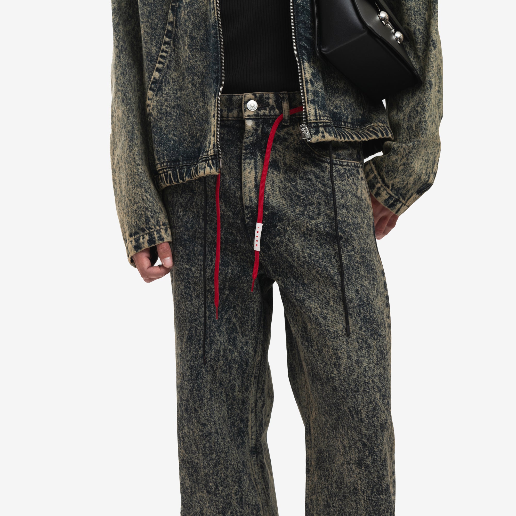 MARNI Marble Dyed String Jeans Nomad - 5