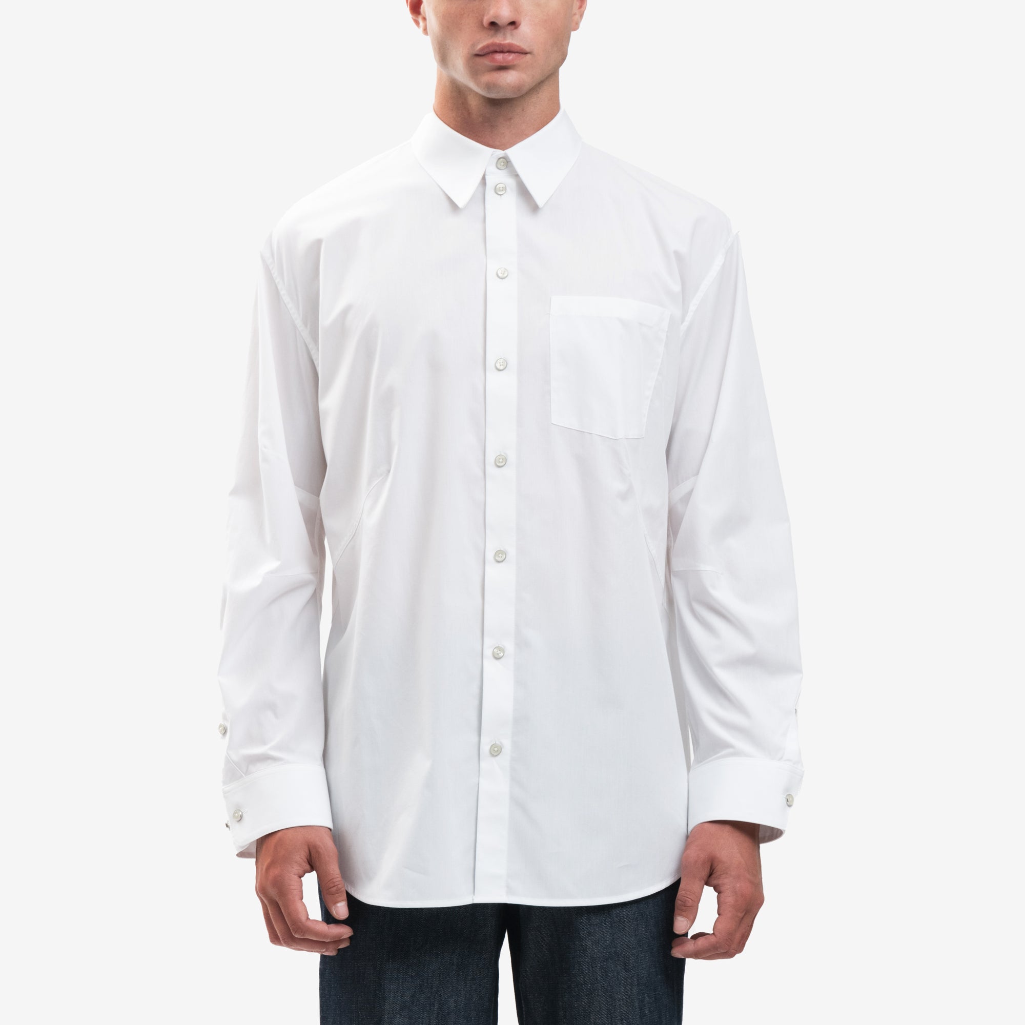 Photo of Helmut Lang Apex Oversize Back Shirt - 1
