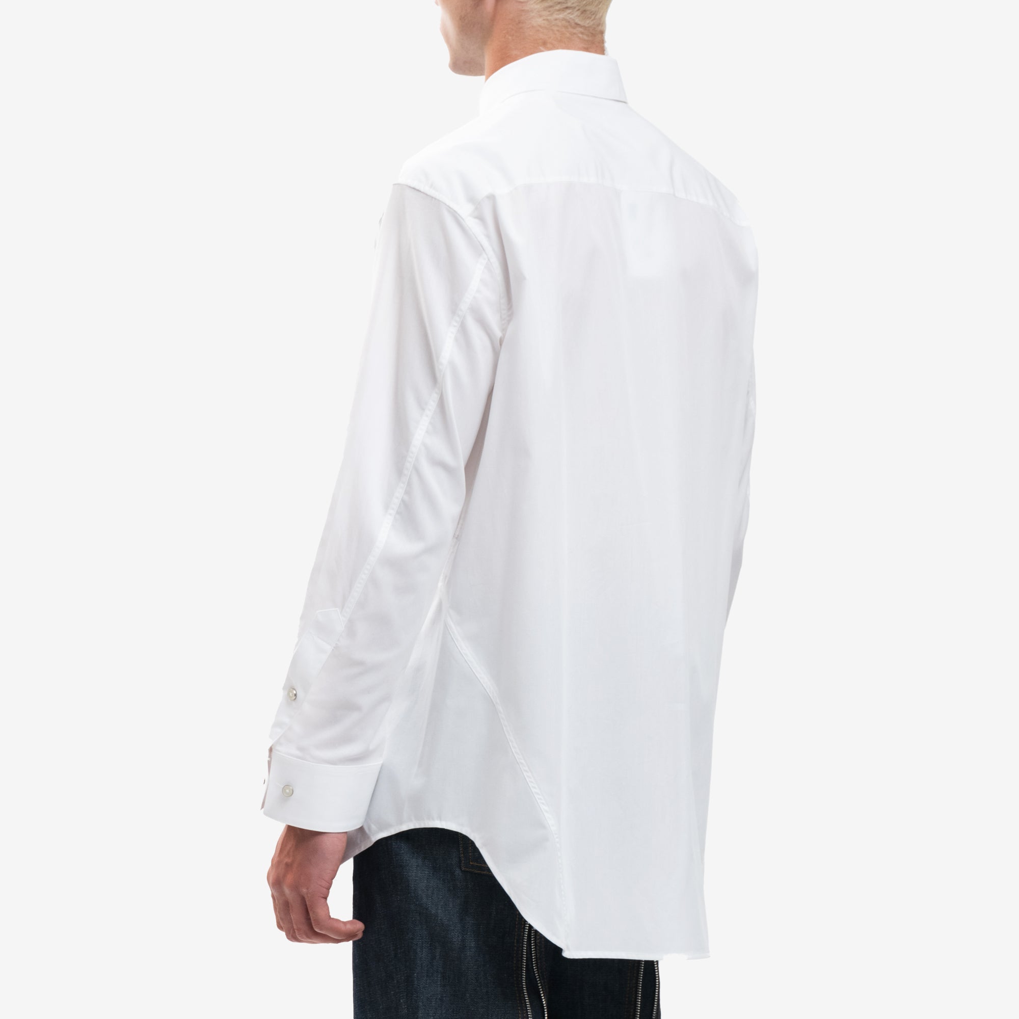 Helmut Lang Apex Oversize Back Shirt White - 4