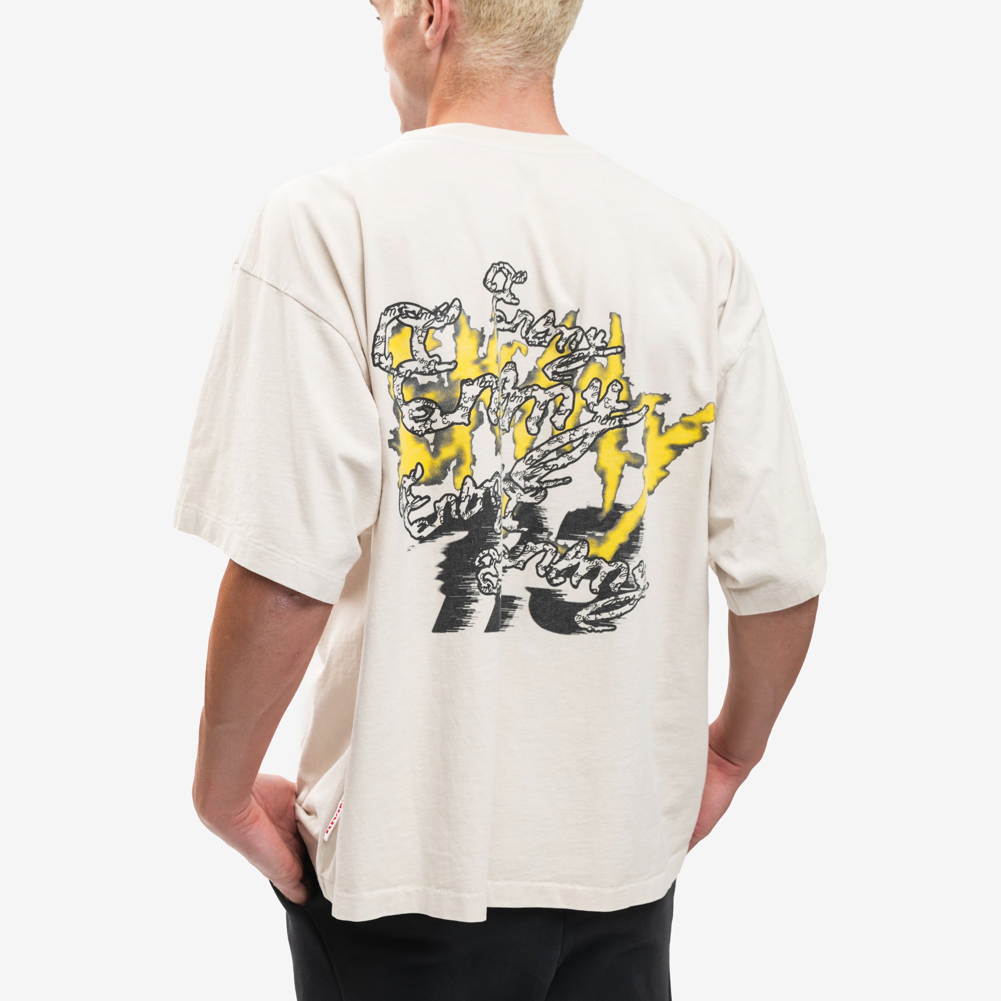 RRR123 CVA Snake Vintage T-Shirt White - 5