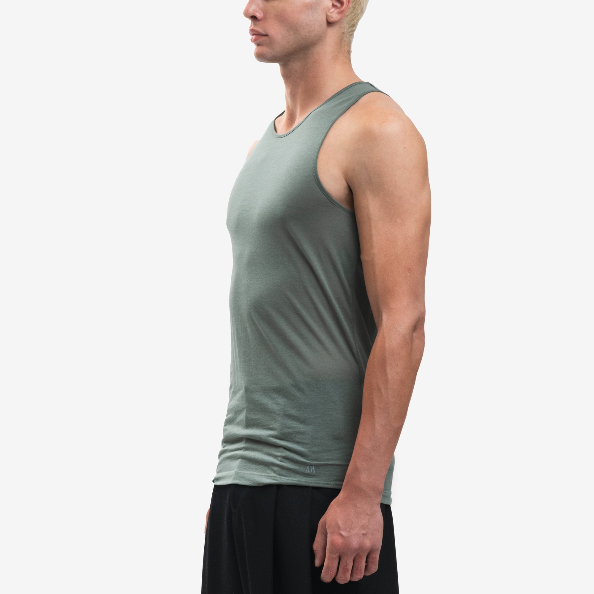 AMI Low Cut Fluid Tank Top Antique Clay - 3