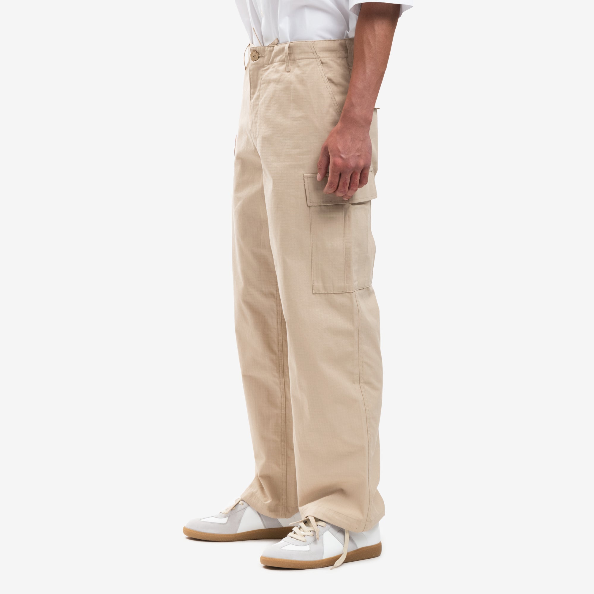 Kenzo Cargo Workwear Pants Beige - 3