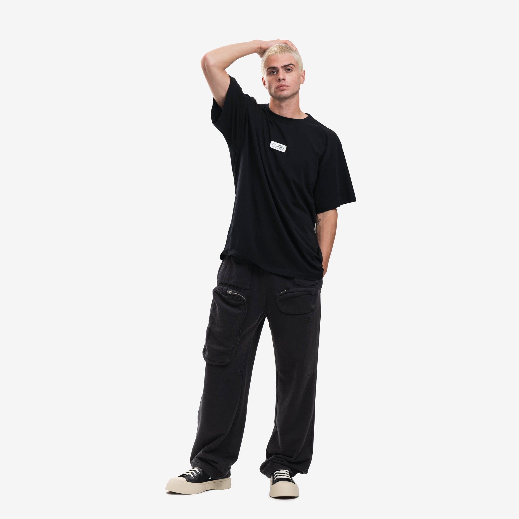 MM6 Numeric Patch T-Shirt Black - 2