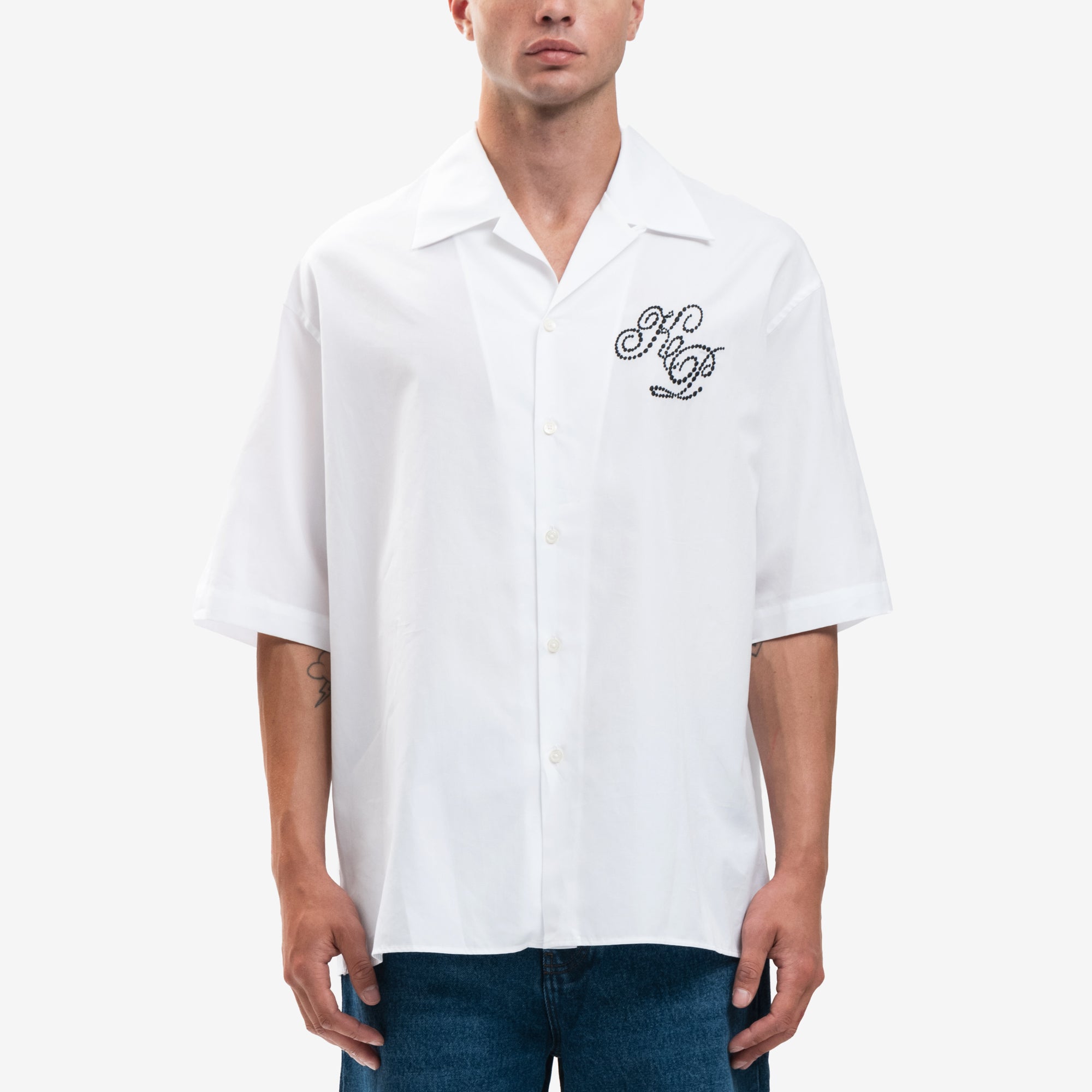 Kenzo Constellation Hawaiian Shirt White - 1