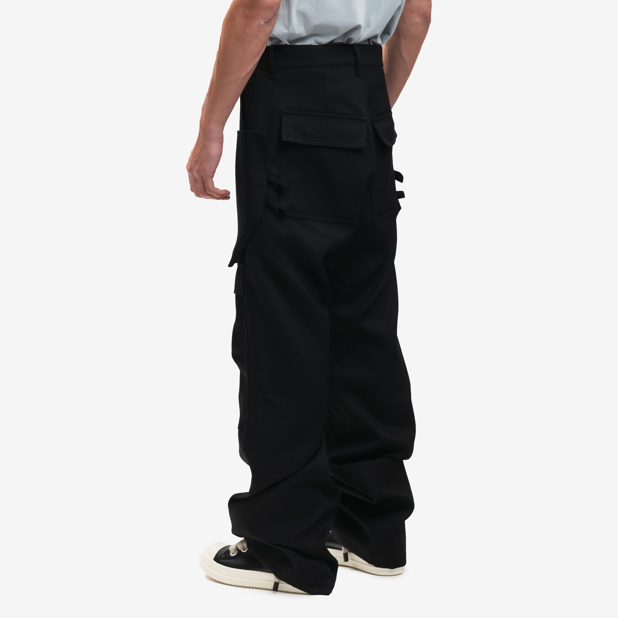 Rick Owens Stefan Cargo Pants Black - 4