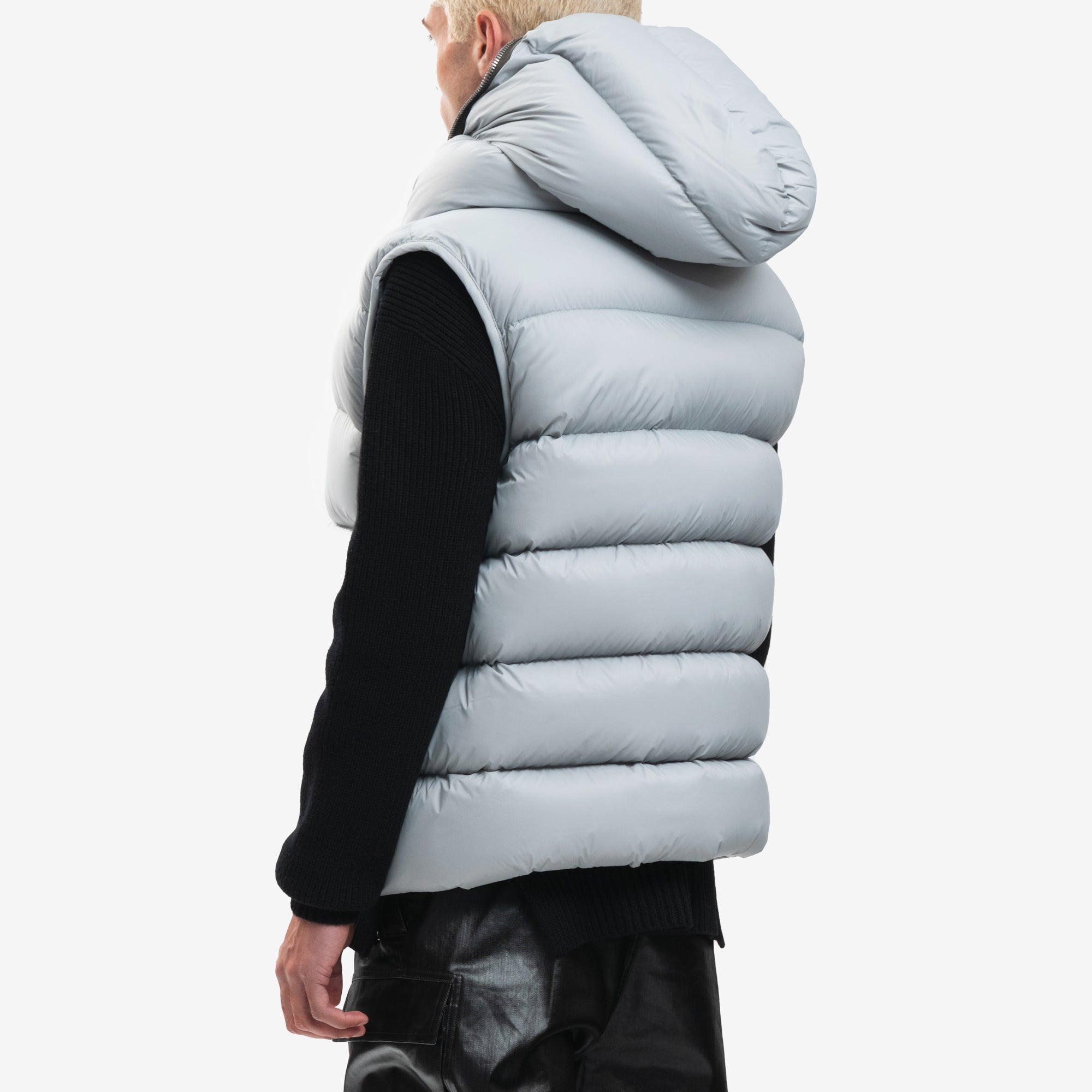 Rick Owens Sealed Vest Pale Blue - 4