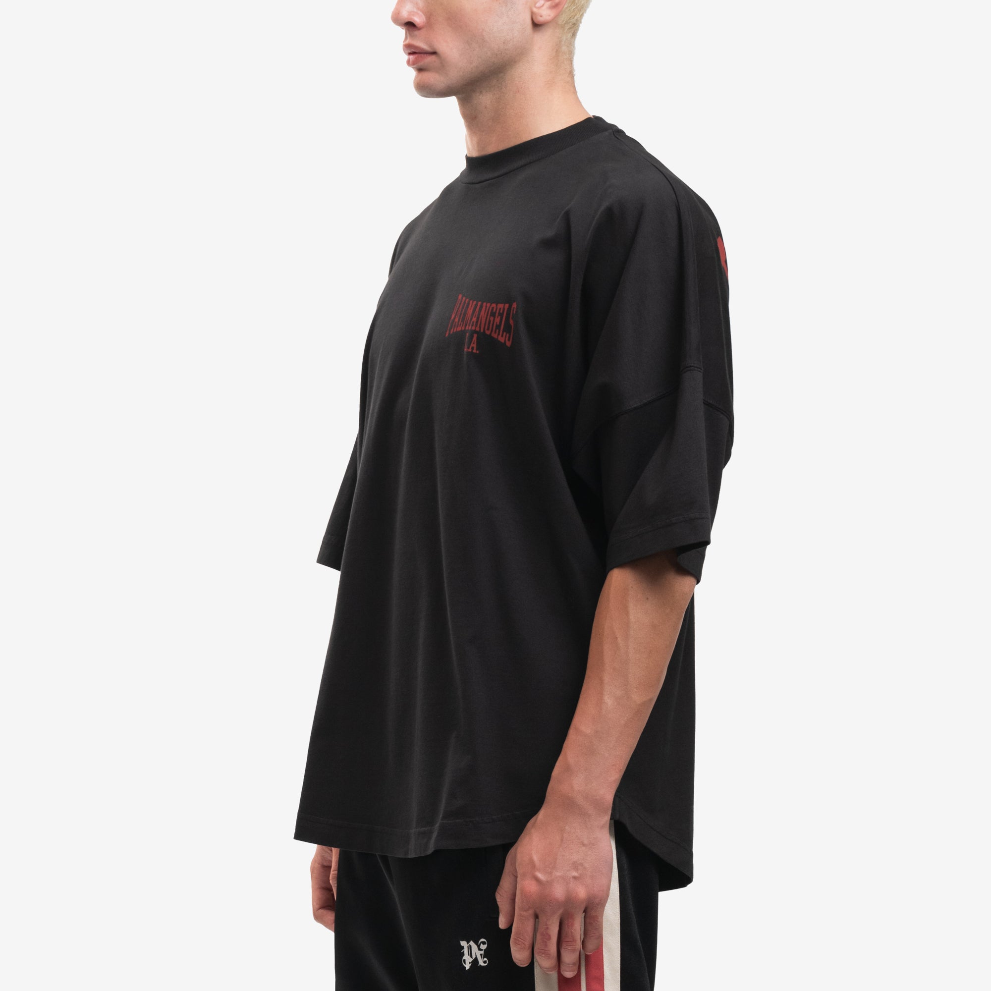 Palm Angels Mini College Over T-Shirt Black - 3