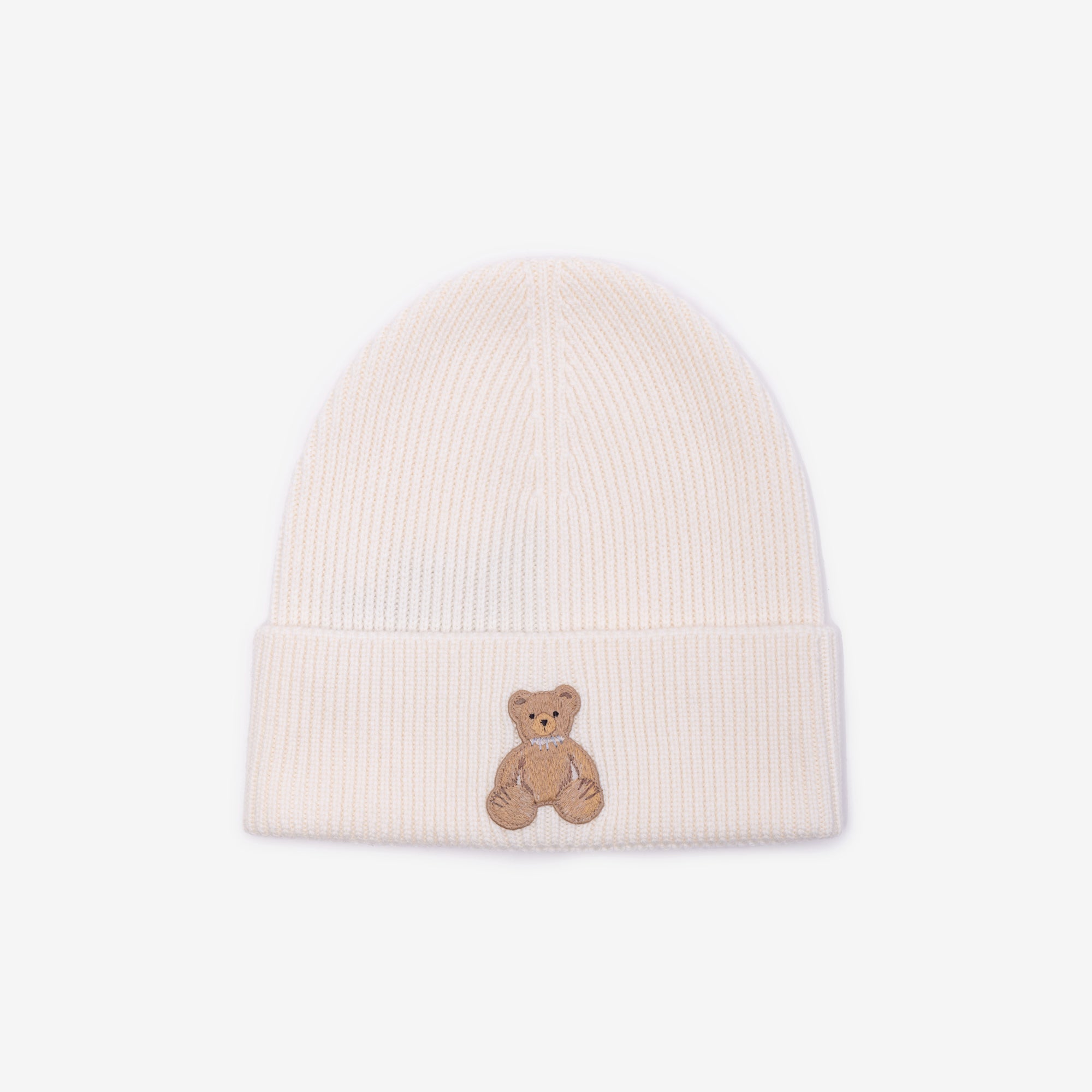 Palm Angels Bear in Mind Beanie Off White - 1