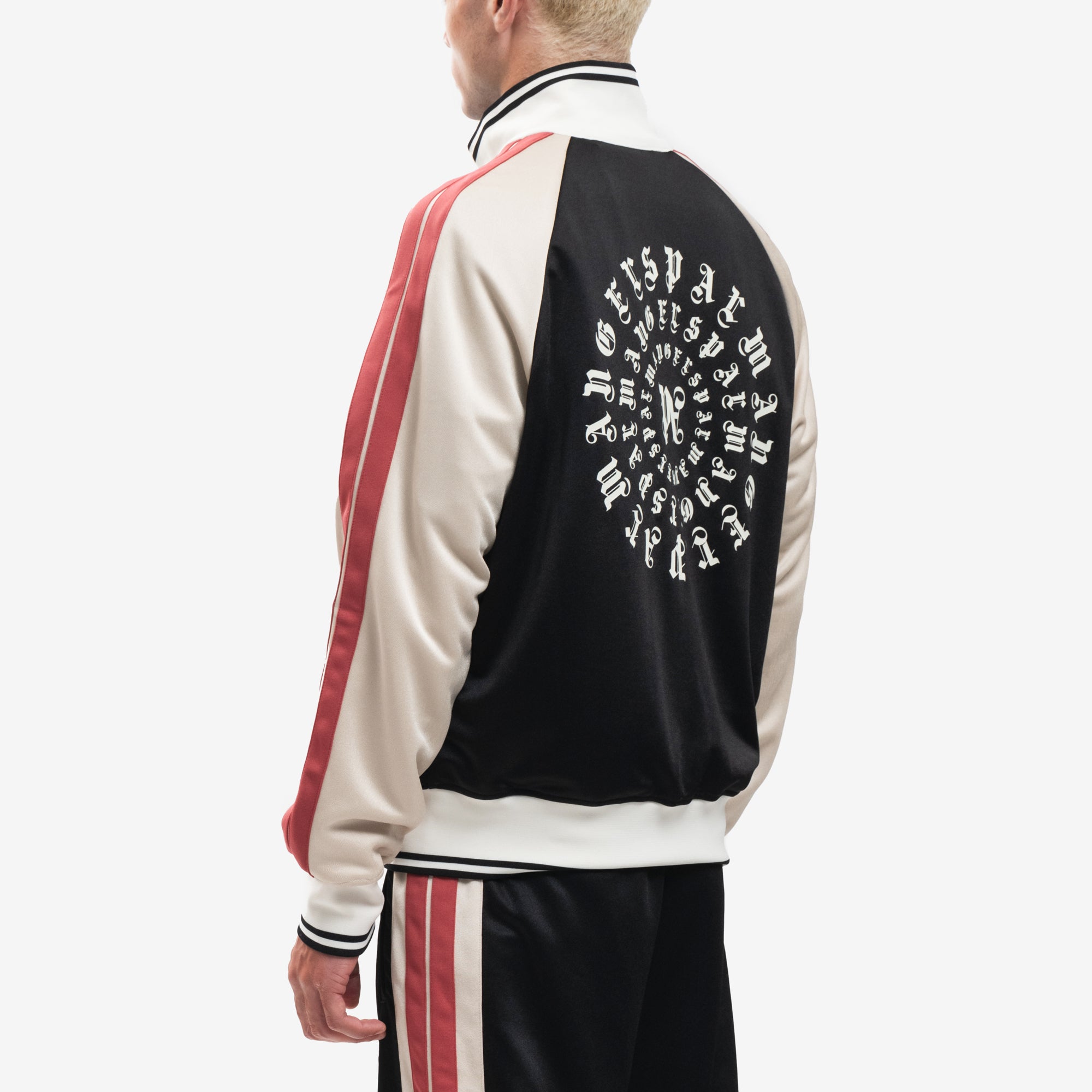 Palm Angels Monogram Colorblock Track Jacket Black - 5
