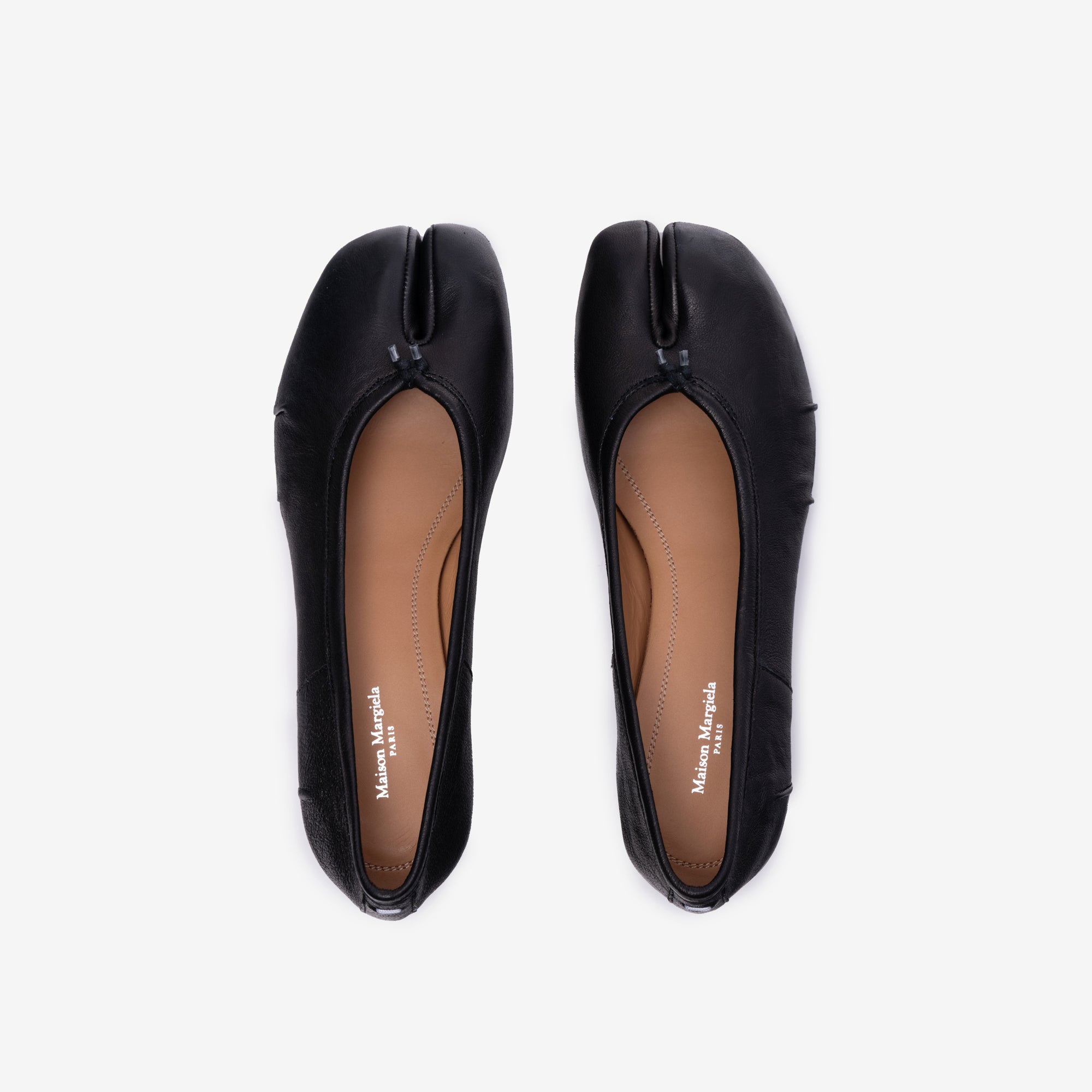 Maison Margiela Womens Tabi Ballerina H30 Black - 3