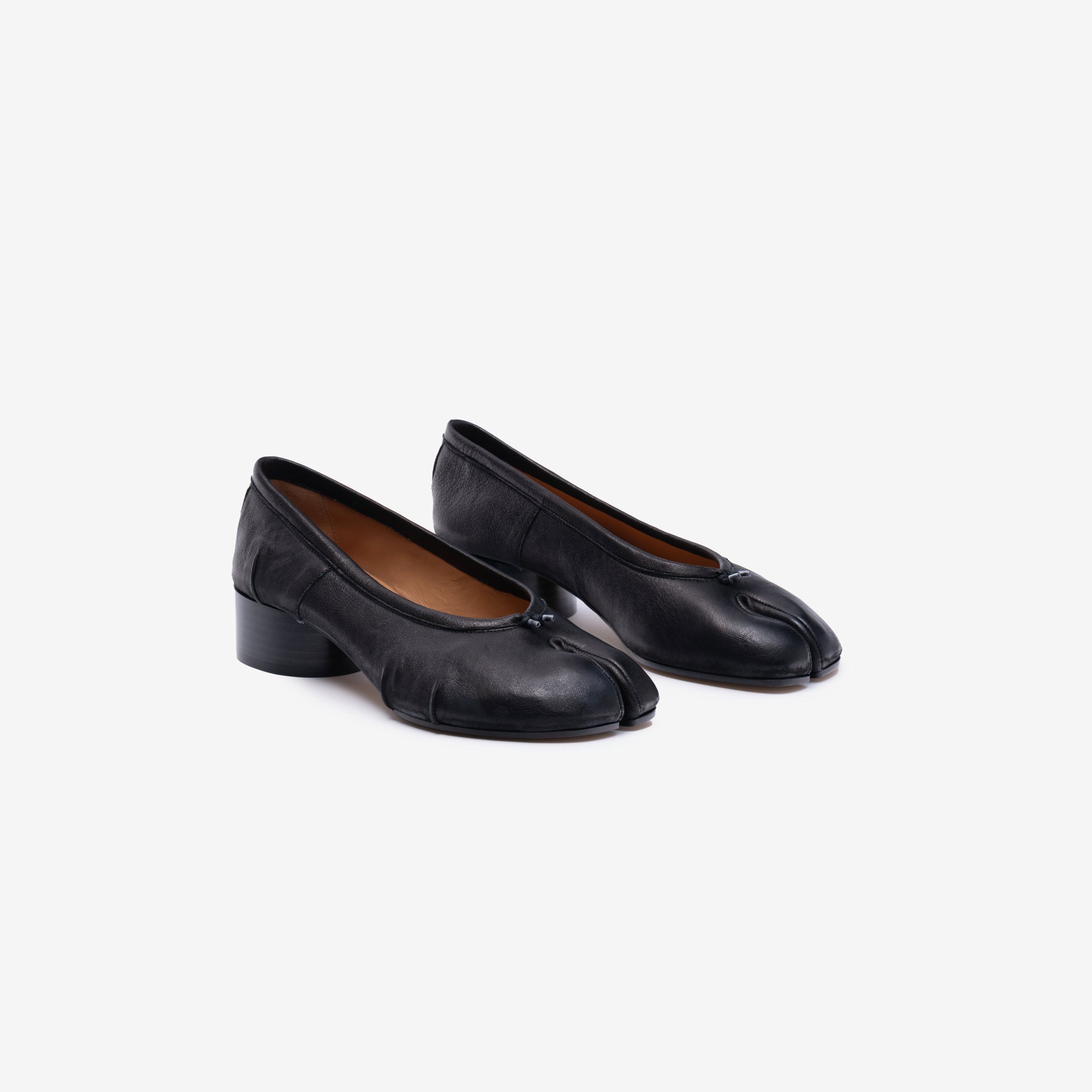 Maison Margiela Womens Tabi Ballerina H30 Black - 1