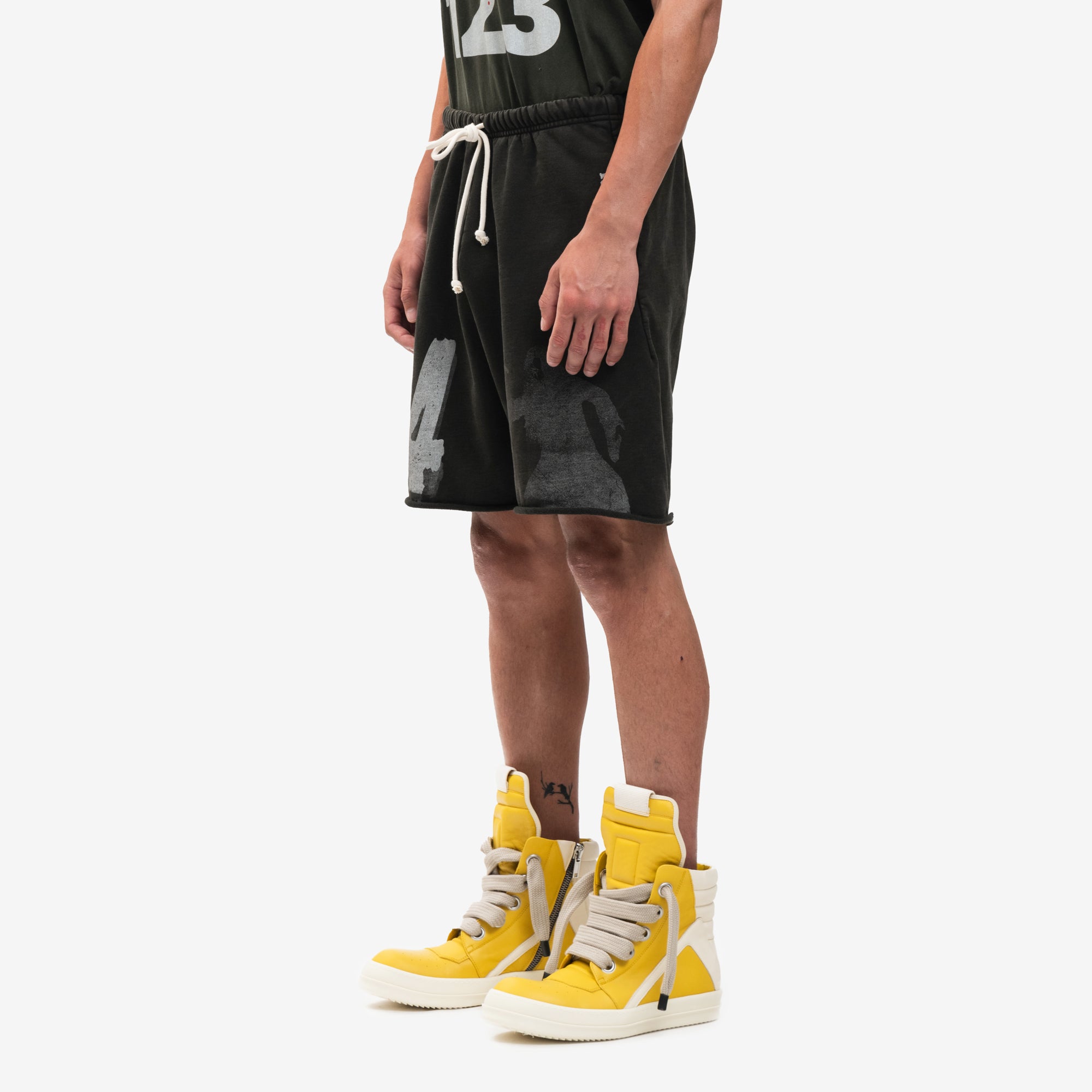RRR123 Enemy Vintage Shorts Black - 3