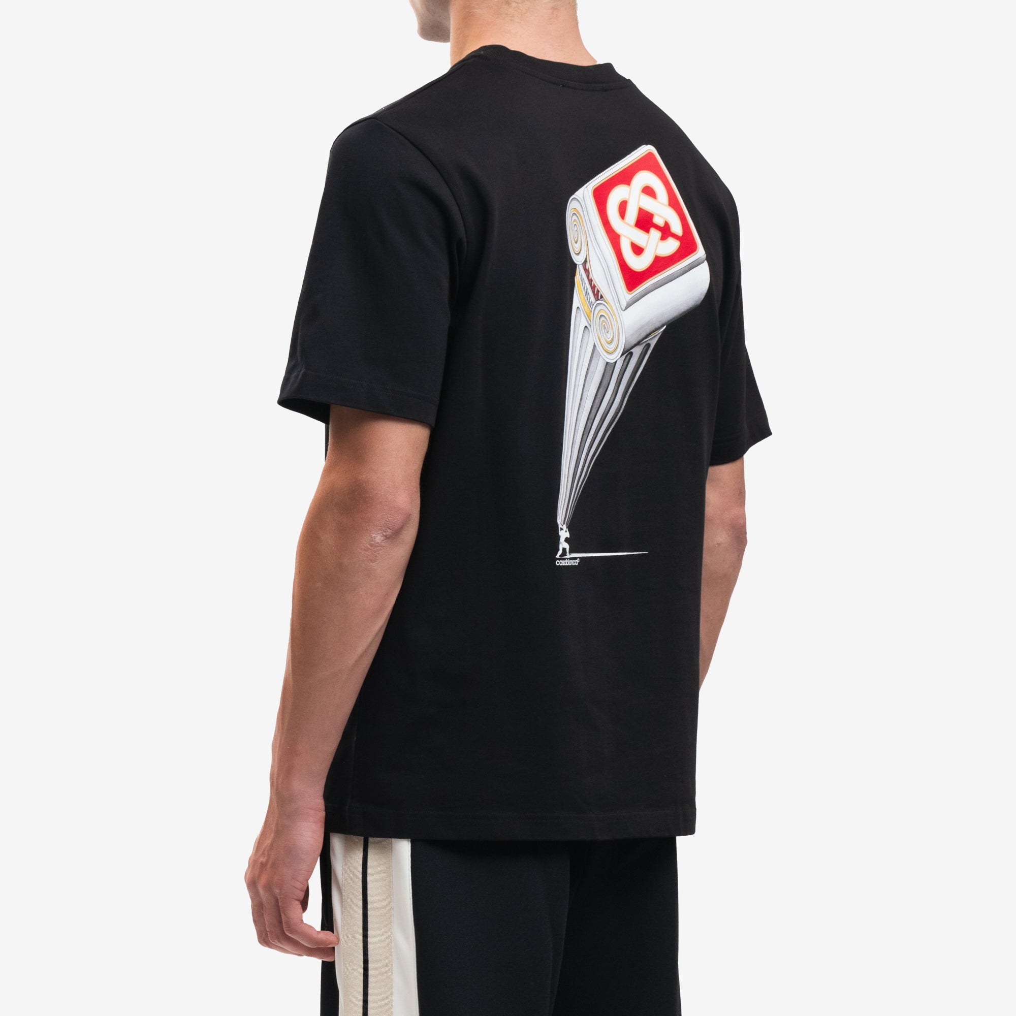 Casablanca Leaning Column T-Shirt Black - 4