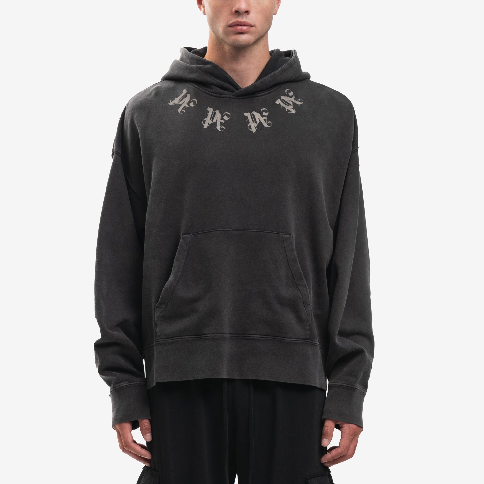 Photo of Palm Angels Statement Monogram Hoodie - 1