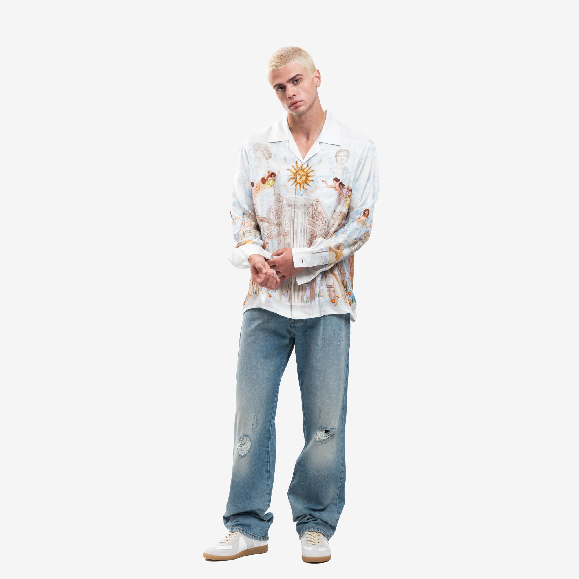 Photo of Casablanca Le Temple du Savoir Silk Shirt - 5