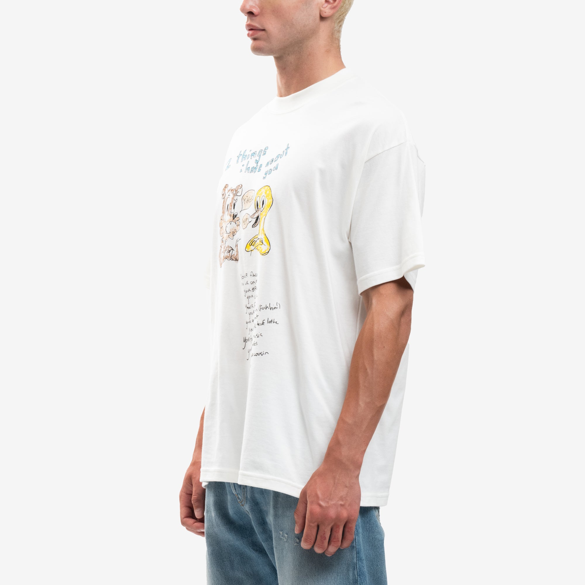 Dom Rebel Twelve Things T-Shirt Ivory - 3