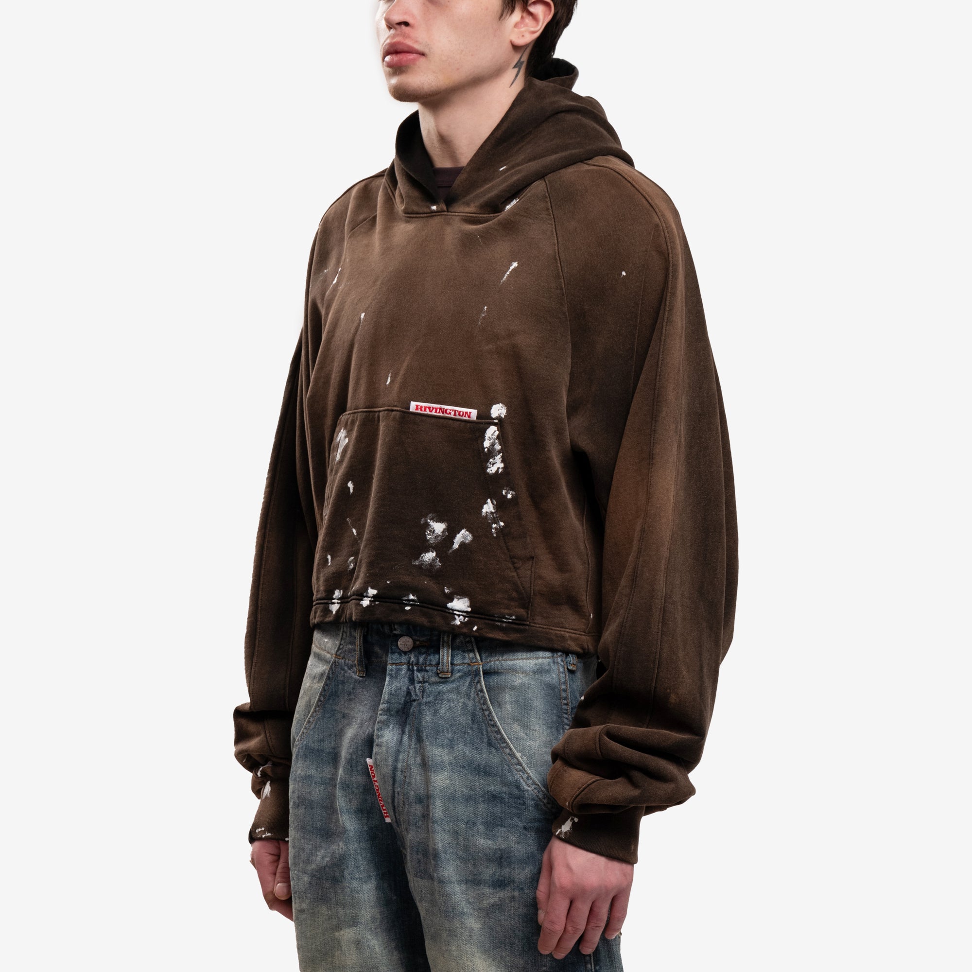 RRR123 Rose Hoody Welder Brown - 3