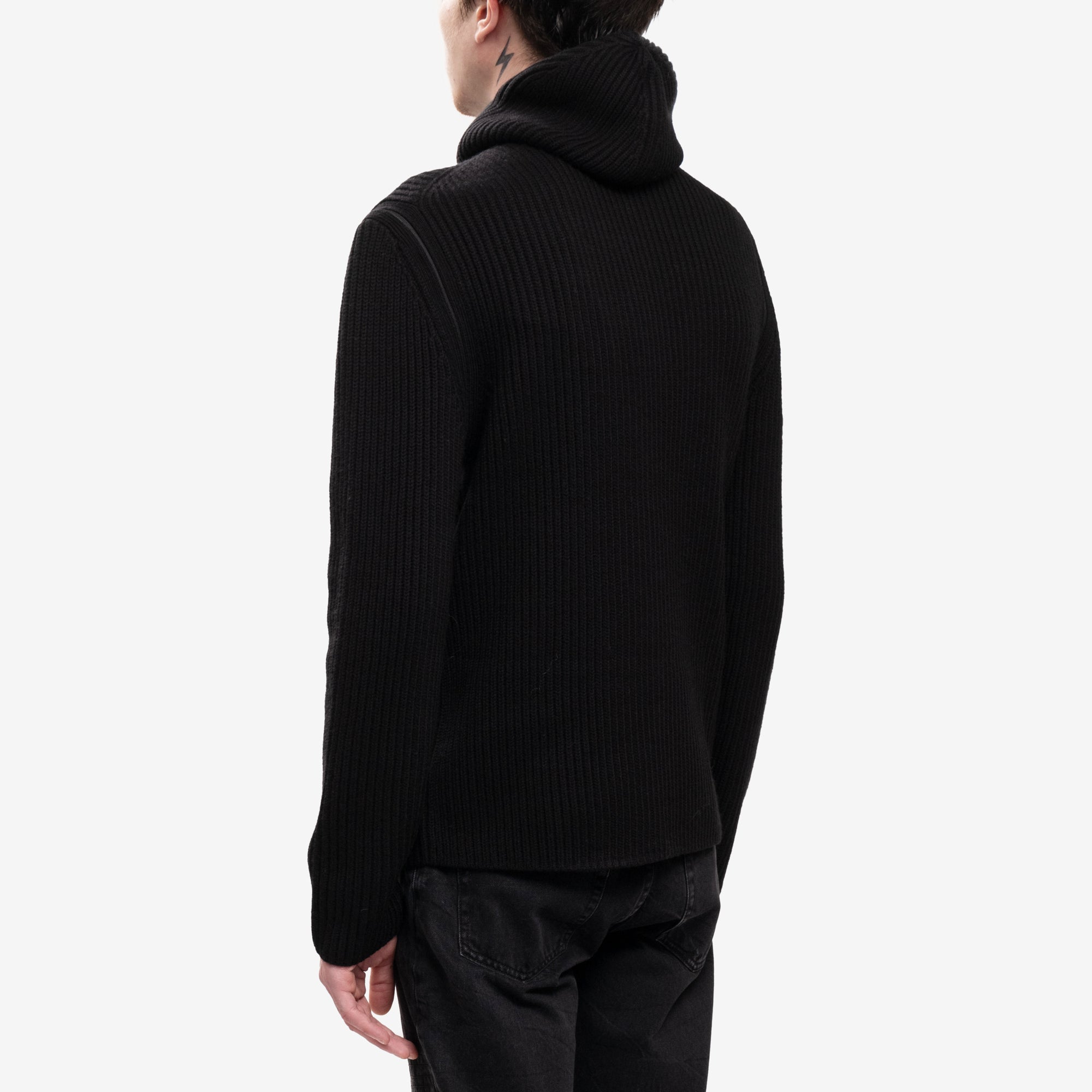 Helmut Lang Safety Balaclava Hoody Black - 4