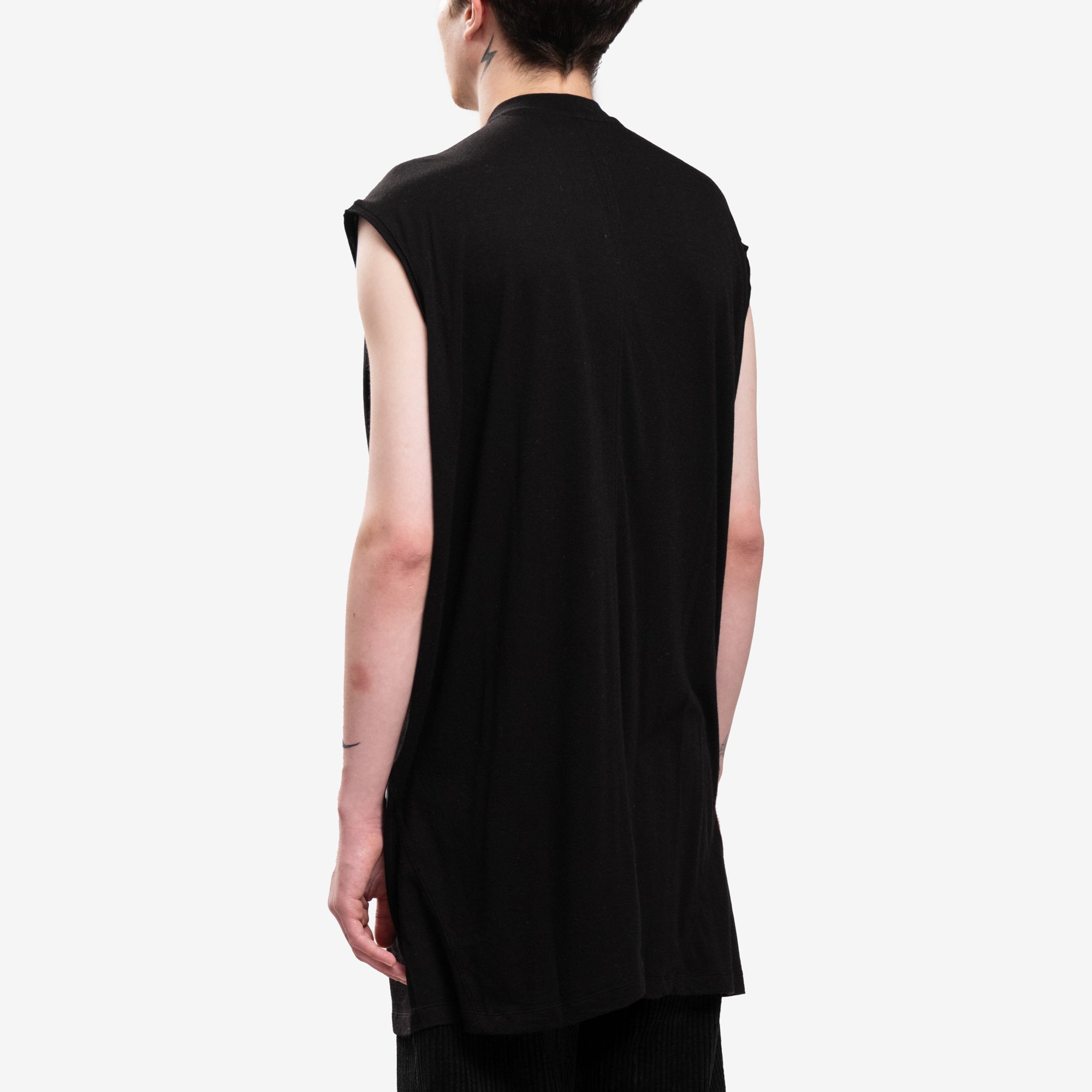 Rick Owens Splintered Tarp T-Shirt Black - 4