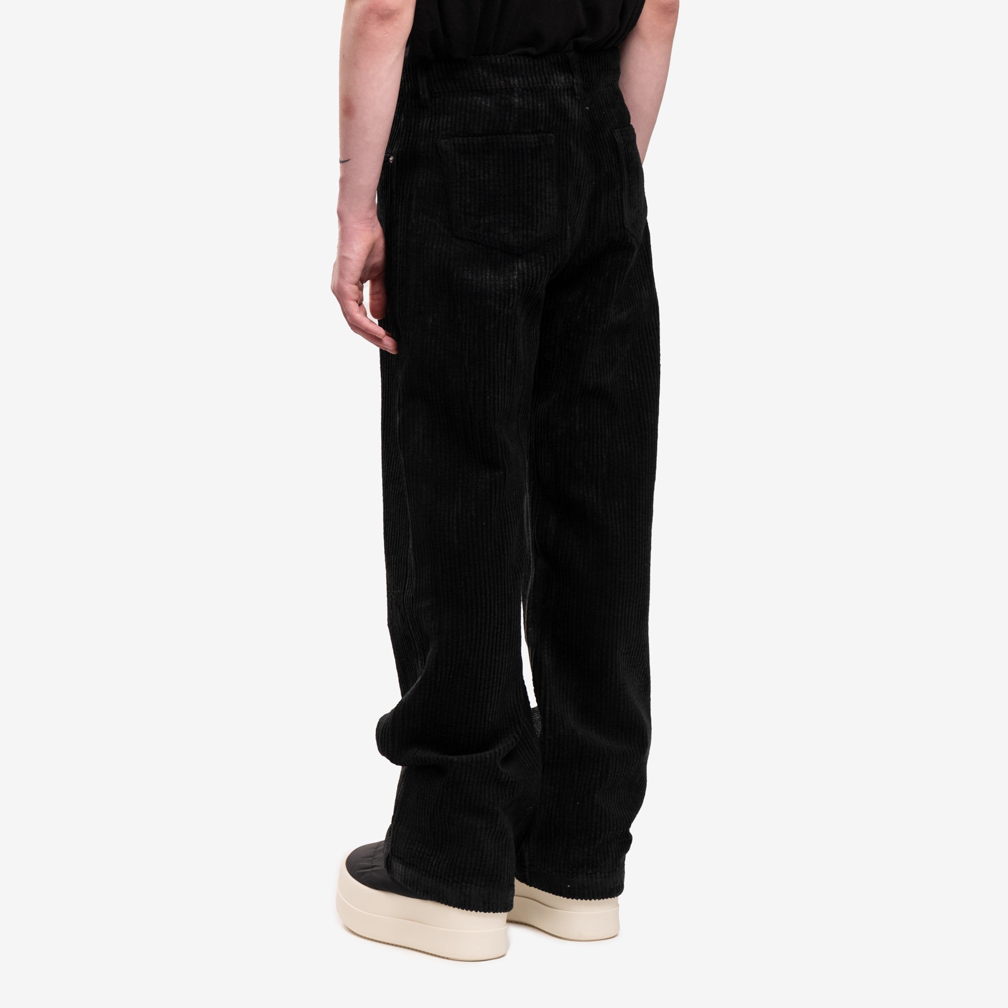 Rick Owens DRKSHDW Corduroy Geth Pants Black - 4