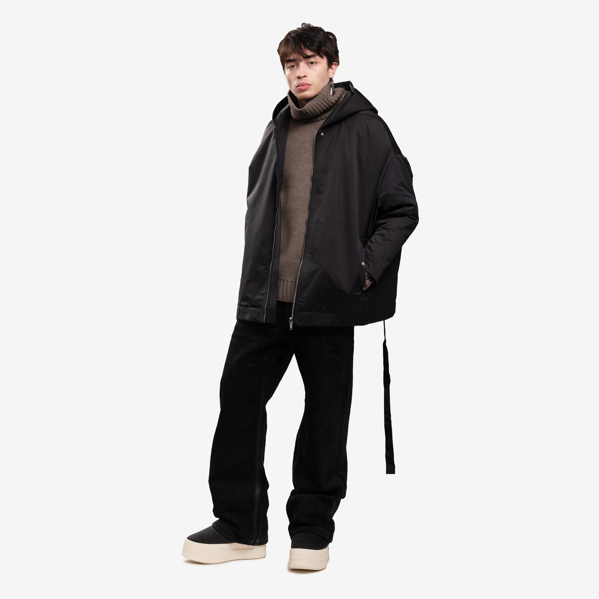 Photo of Rick Owens DRKSHDW Unisex Hooded Peter Jacket - 2