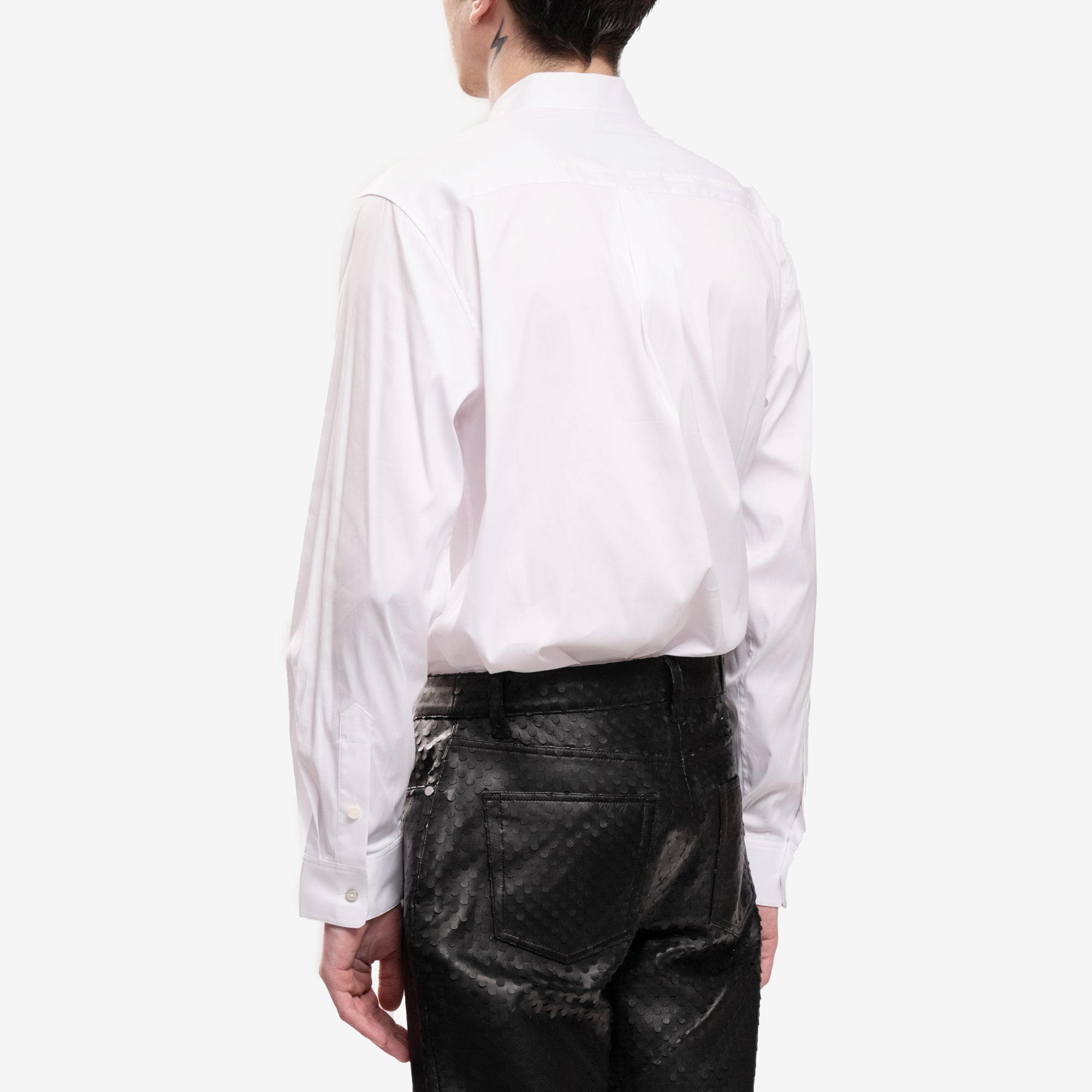 Helmut Lang Logo Classic Shirt White - 4