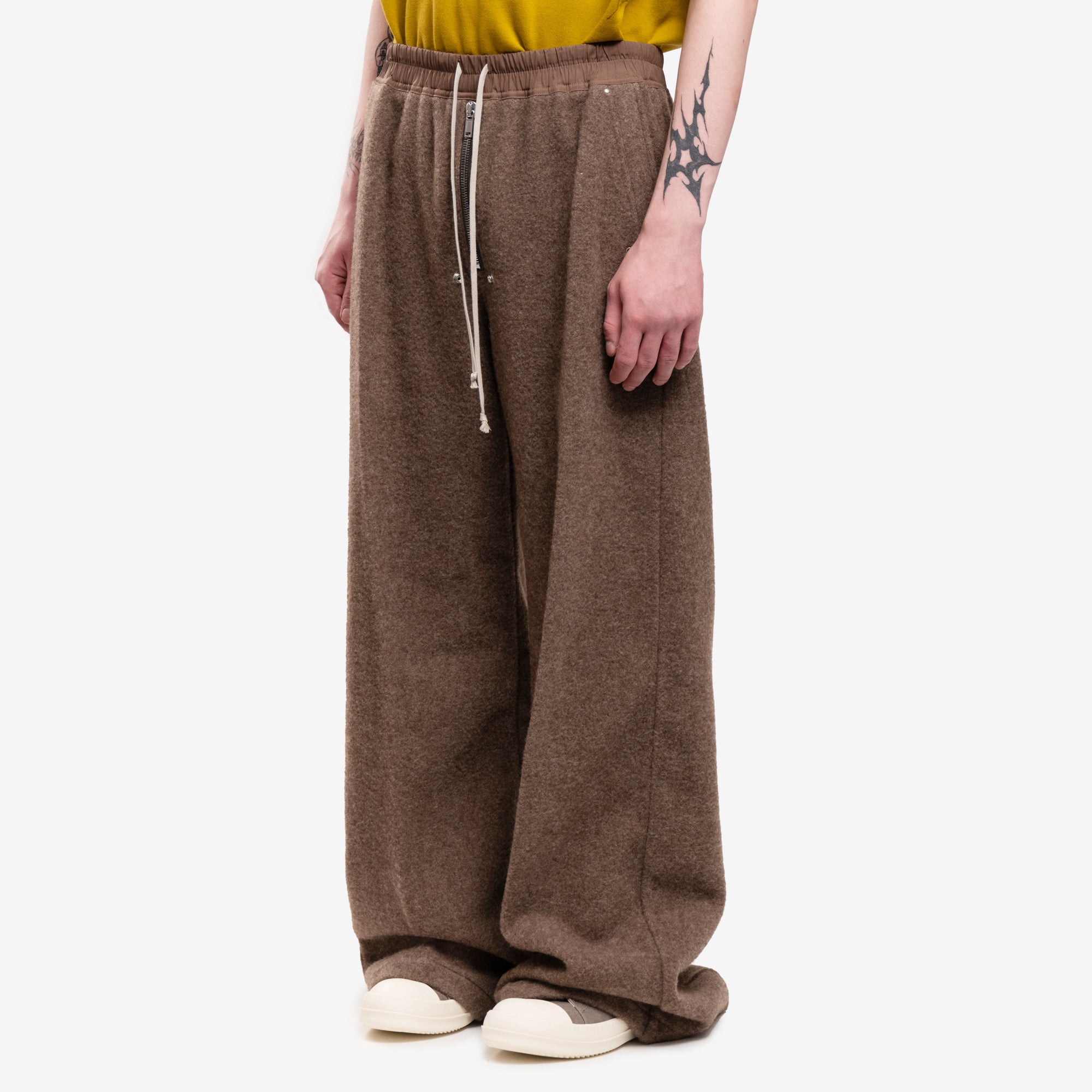 Rick Owens Unisex Wide Bela Pants Fawn - 7