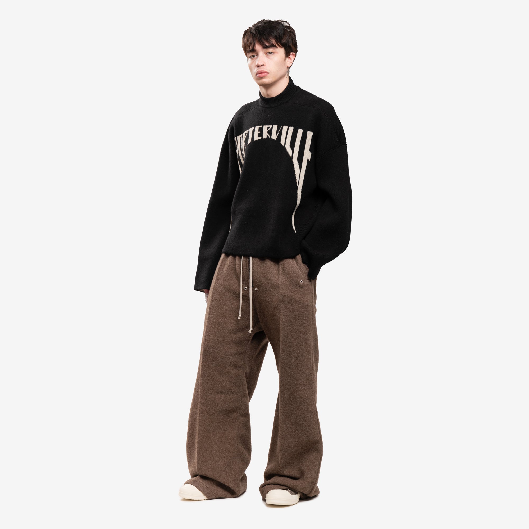 Rick Owens Porterville Jumbo Sweater Black - 5
