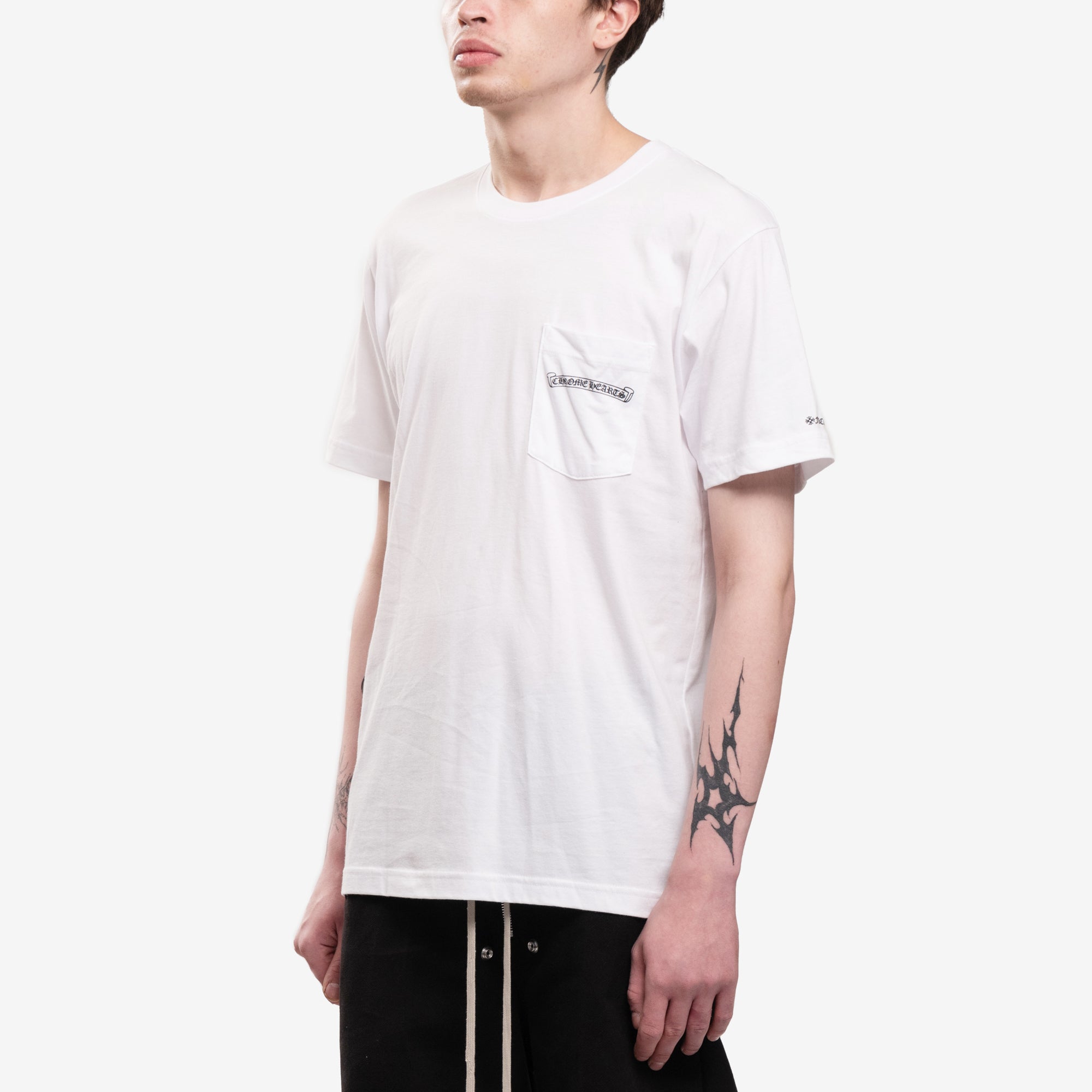 Chrome Hearts Classic Scroll T-Shirt White - 3