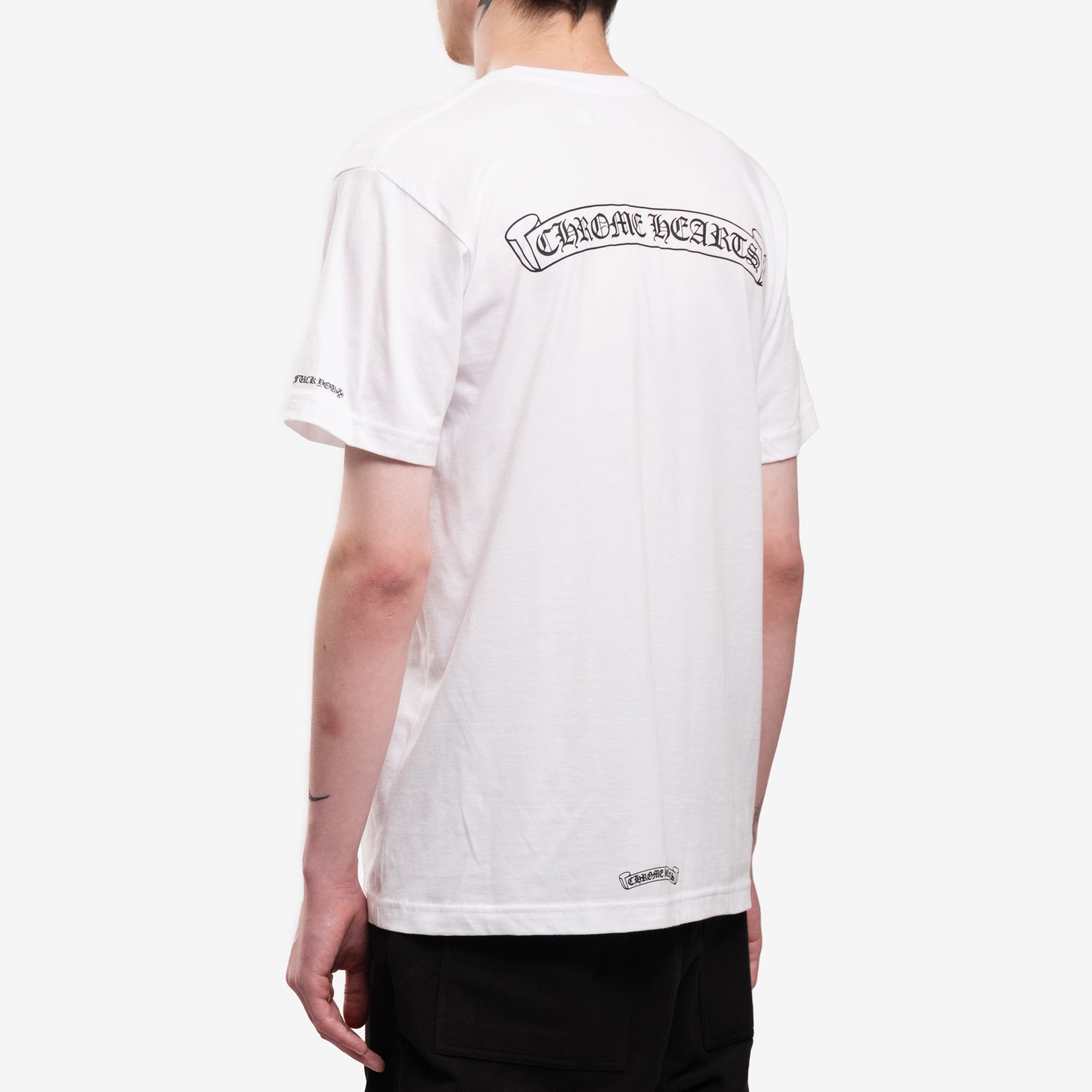 Chrome Hearts Classic Scroll T-Shirt White - 4