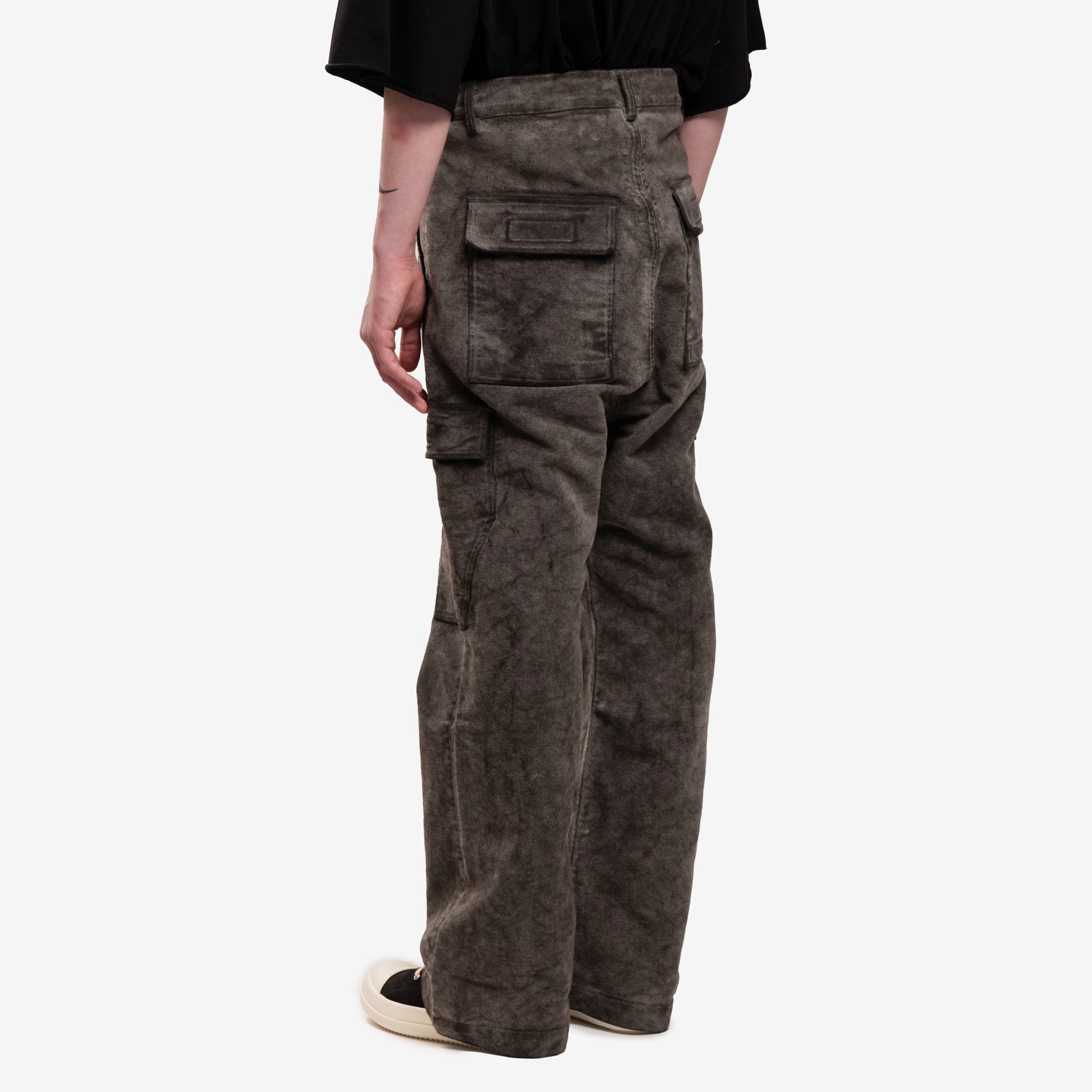 Rick Owens DRKSHDW Cargo Trousers Dust - 4
