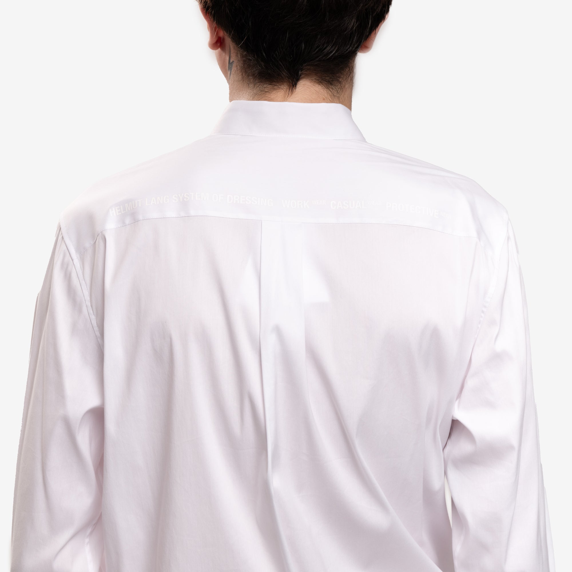 Helmut Lang Logo Classic Shirt White - 5