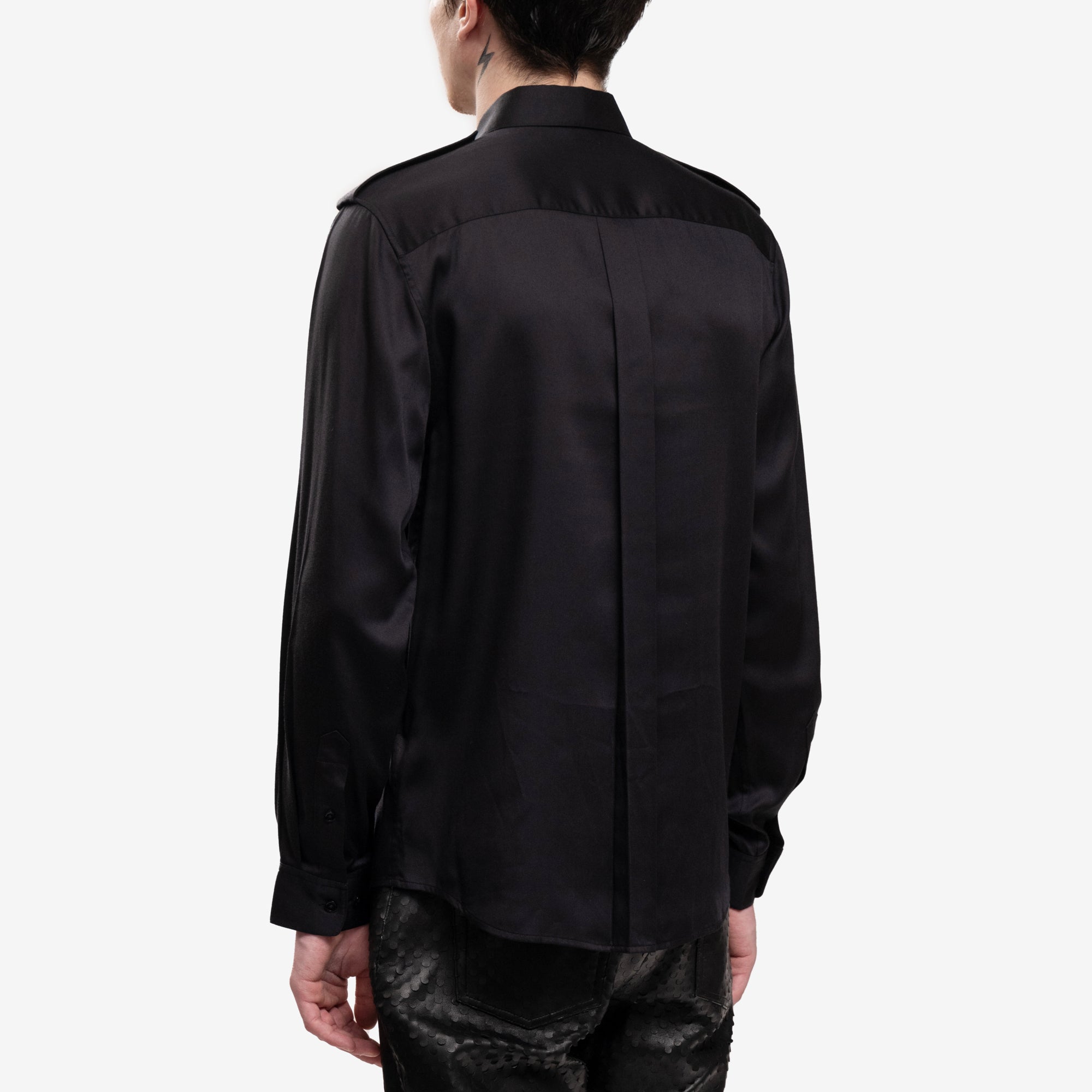 Helmut Lang Epaulette Shirt Black - 4