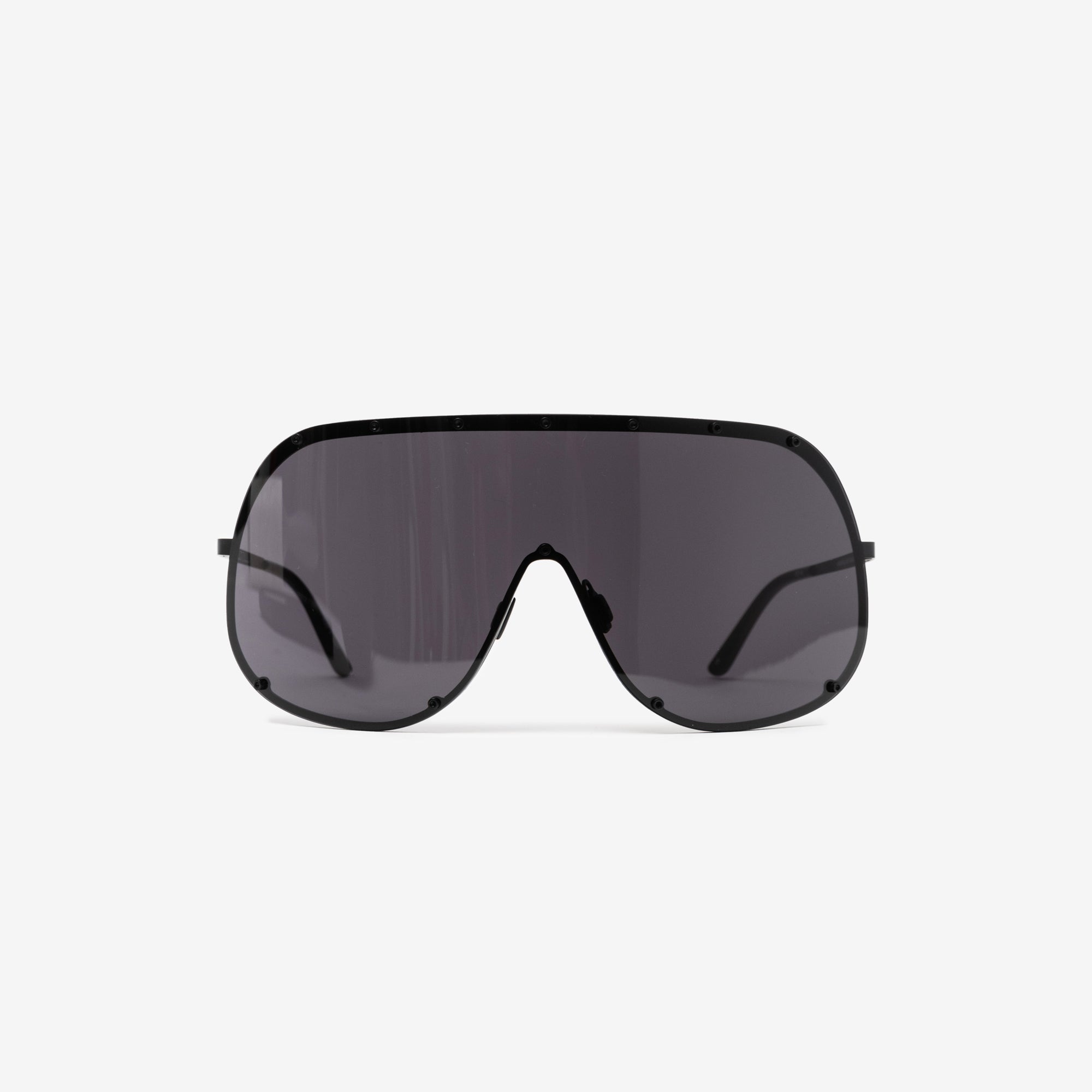 Rick Owens Shield Sunglasses Black - 1