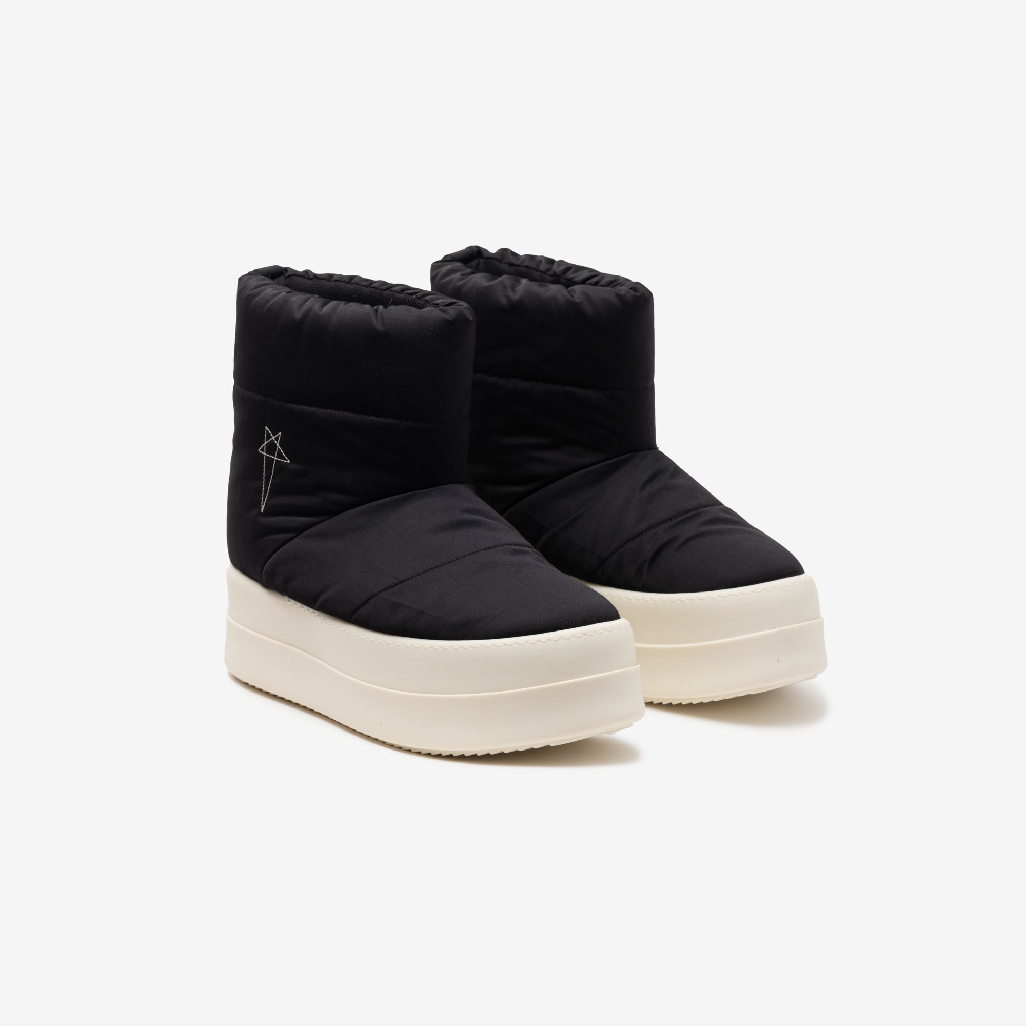 Rick Owens DRKSHDW Mega Bumper Low Lunar Boots Black/Pearl/Milk - 1