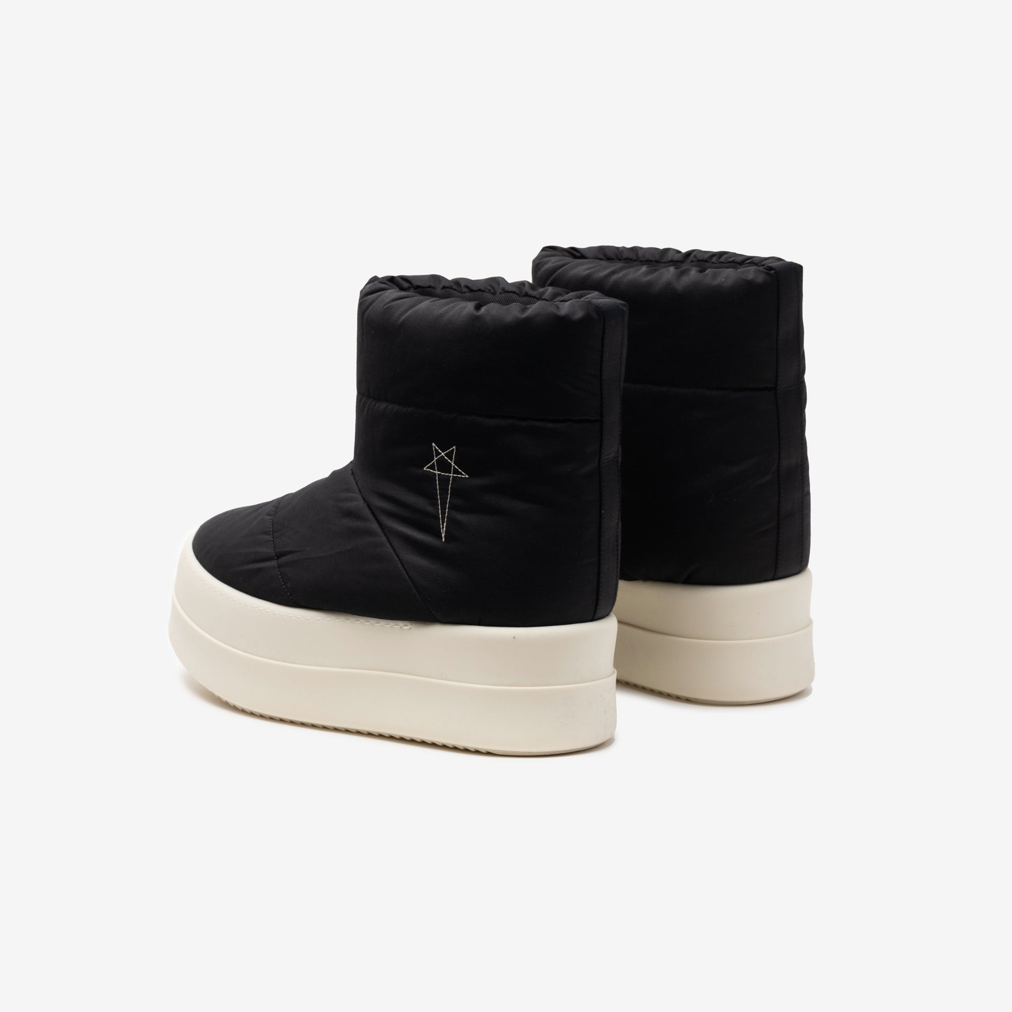 Rick Owens DRKSHDW Mega Bumper Low Lunar Boots Black/Pearl/Milk - 5