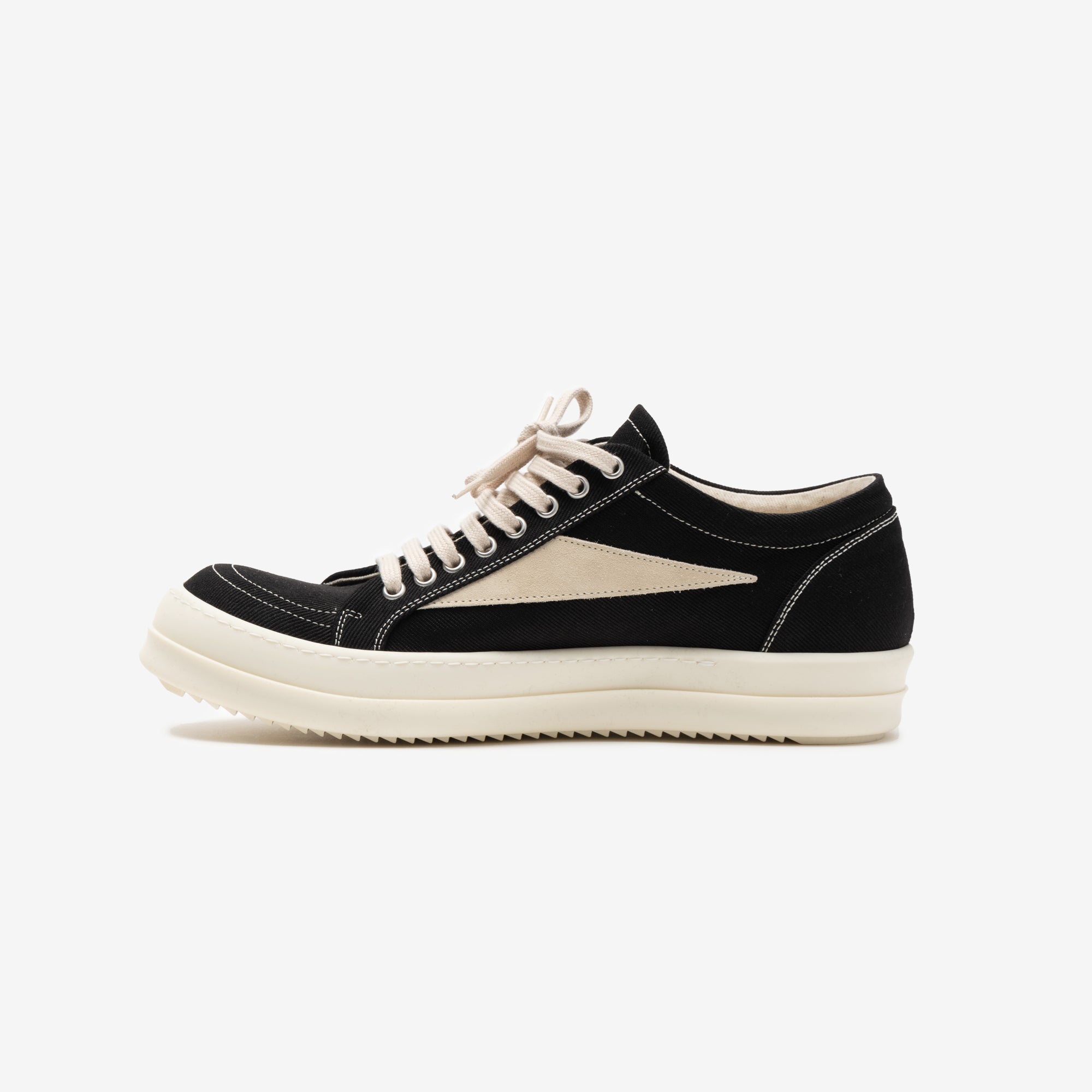 Rick Owens DRKSHDW Vintage Sneaks Black/Milk/Milk - 4