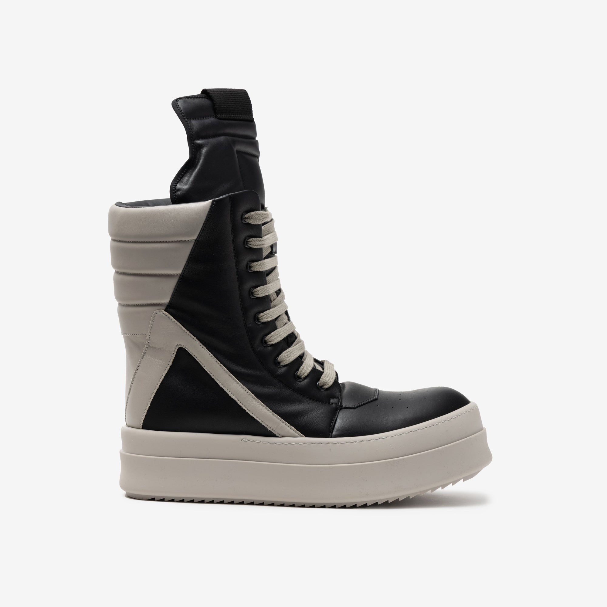 Photo of Rick Owens Mega Bumper Geobasket Sneakers - Black / Grey - 3