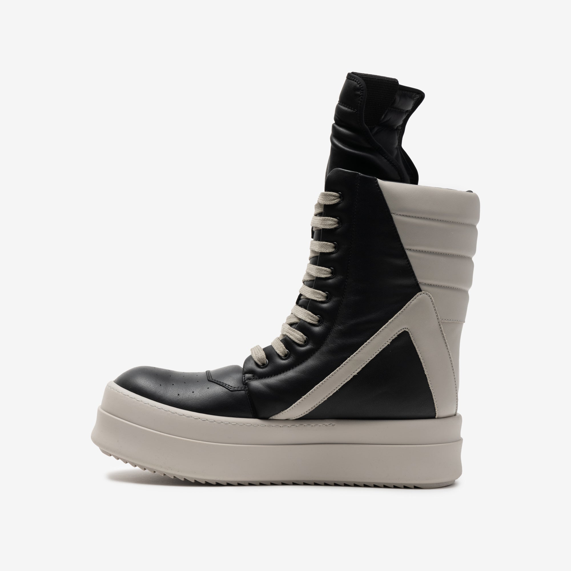 Photo of Rick Owens Mega Bumper Geobasket Sneakers - Black / Grey - 4