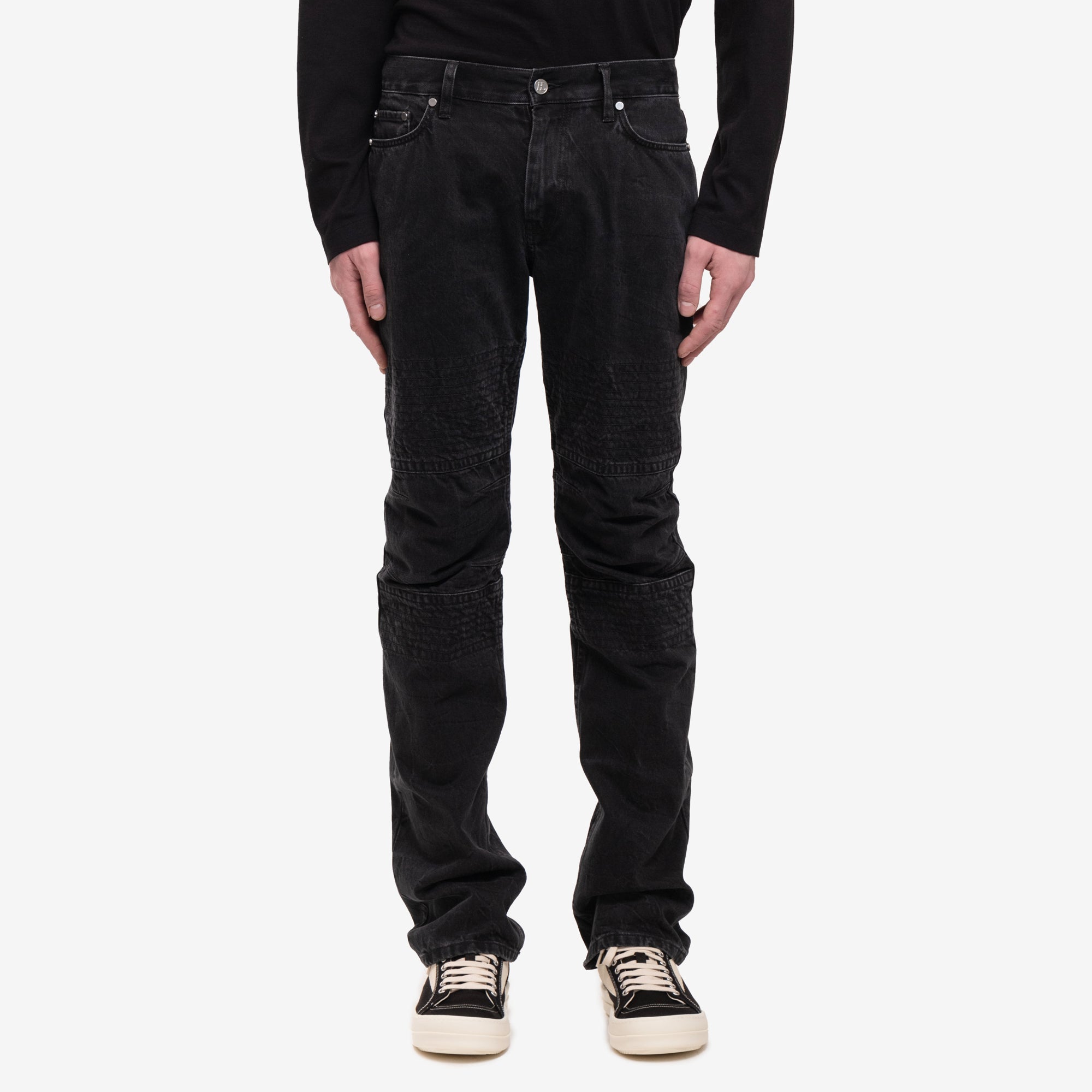 Helmut Lang Moto Worker Jeans Black - 1
