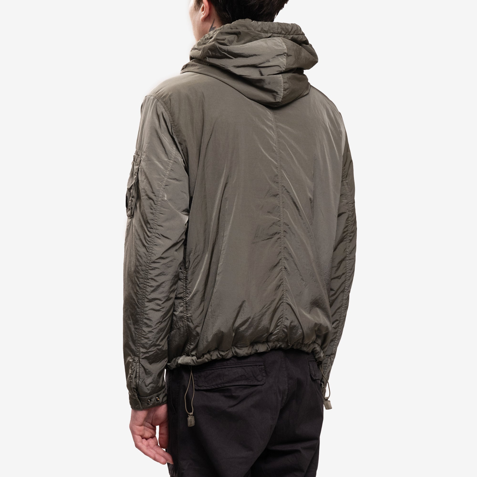 C.P. Company Chrome - R Hooded Utility Jacket Grape Leaf - 4