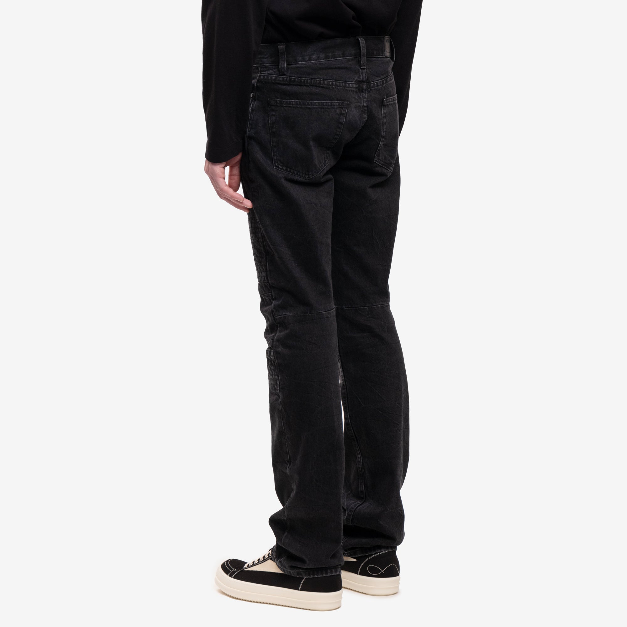 Helmut Lang Moto Worker Jeans Black - 4