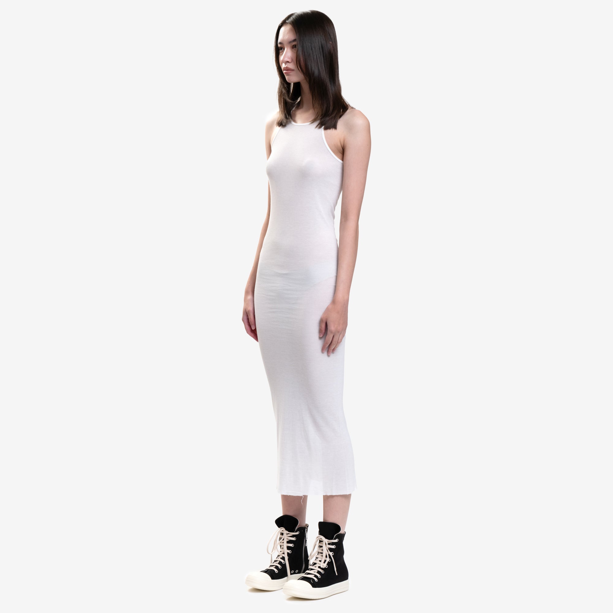Rick Owens Womens Milk Tank Dress Milk - 3