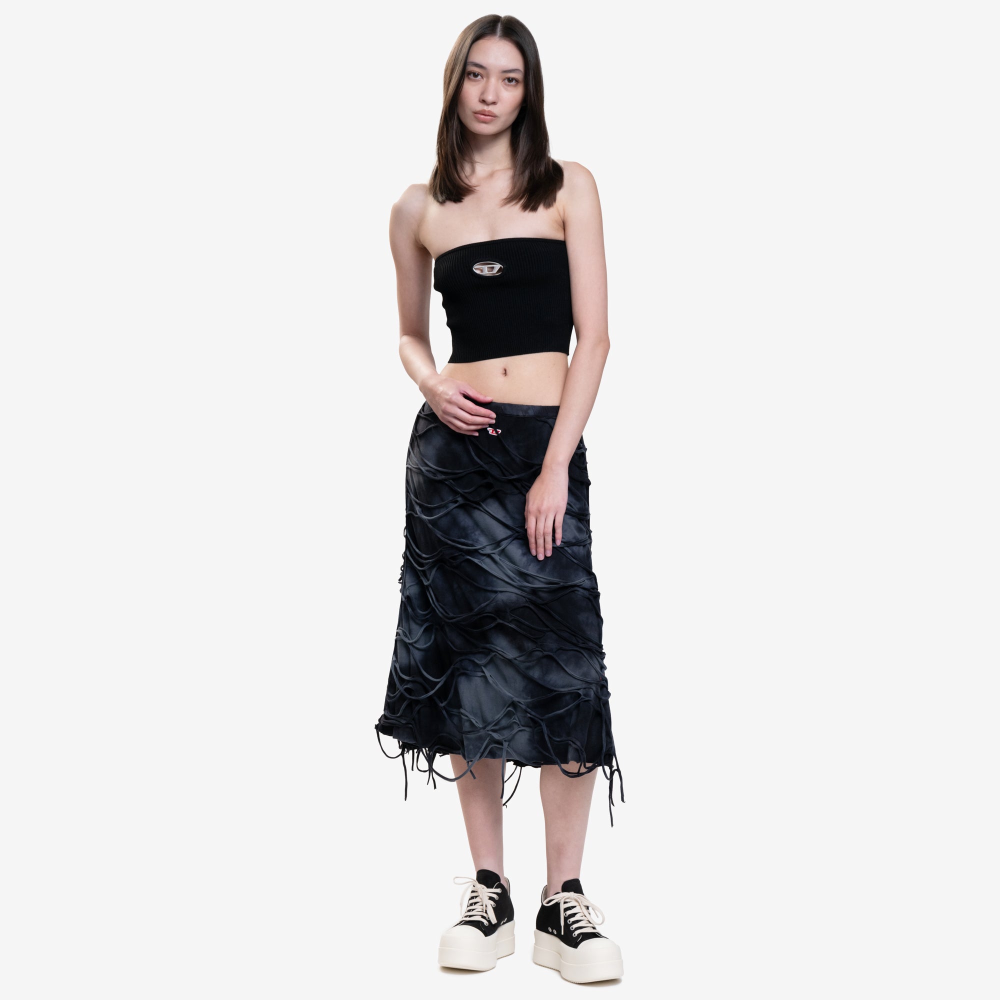 DIESEL Womens Clarksville Tube Top Black - 2