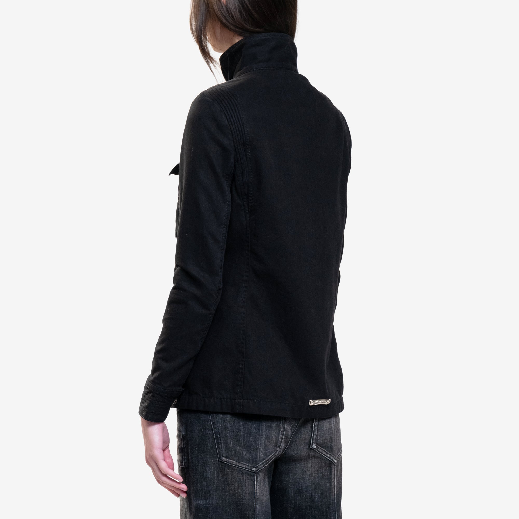 Chrome Hearts Womens Cherry Bomb Military Jacket Black - 4