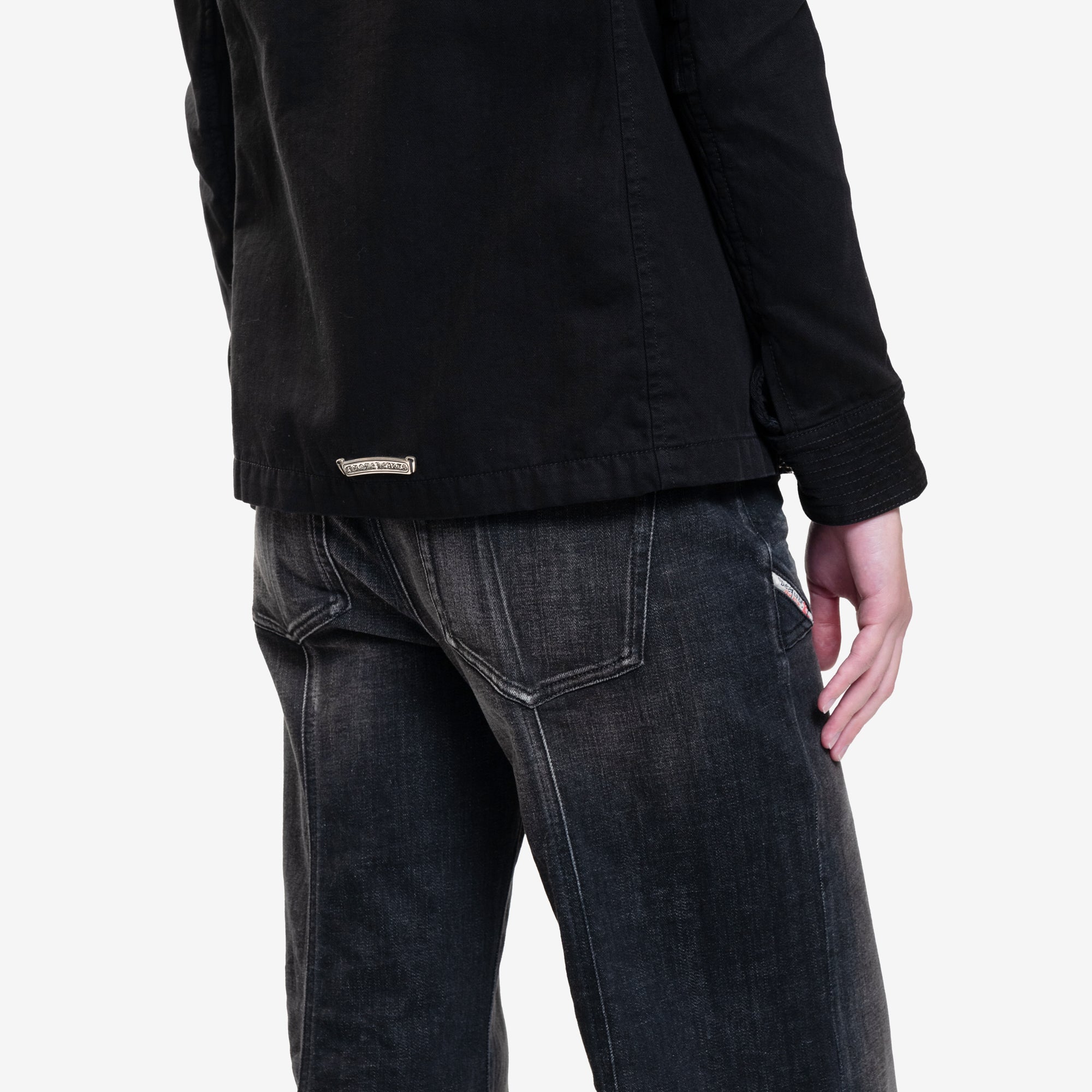 Chrome Hearts Womens Cherry Bomb Military Jacket Black - 6