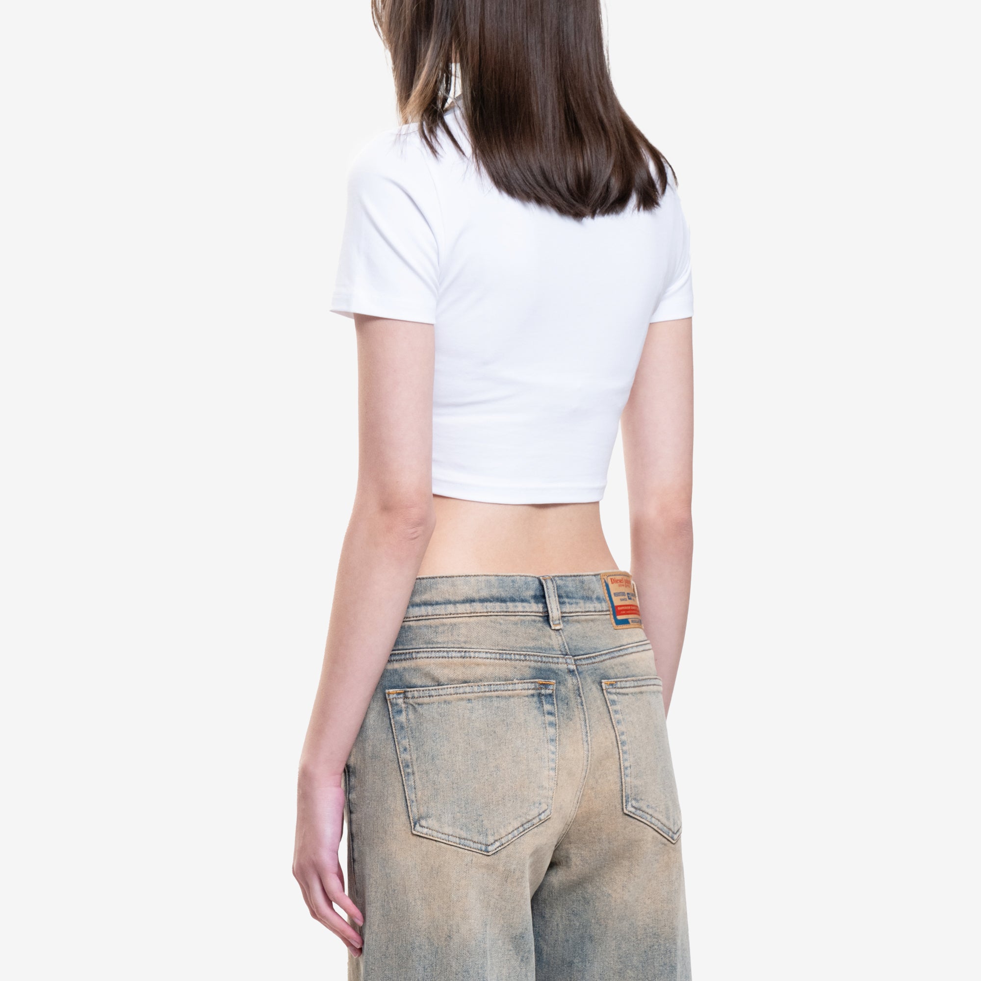 Casablanca Womens Maison Memphis Baby T-Shirt White - 4