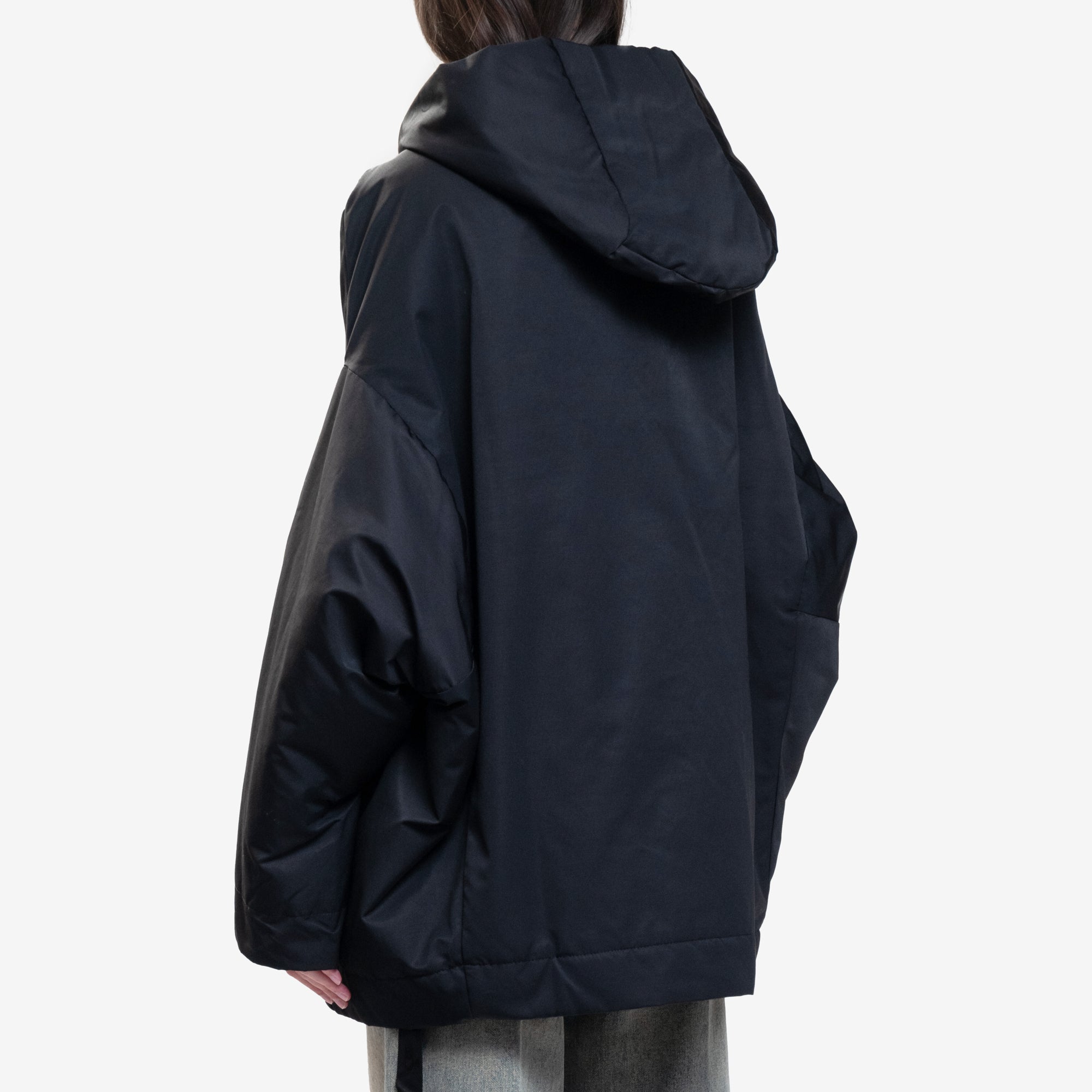 Rick Owens DRKSHDW Unisex Hooded Peter Jacket Black - 4