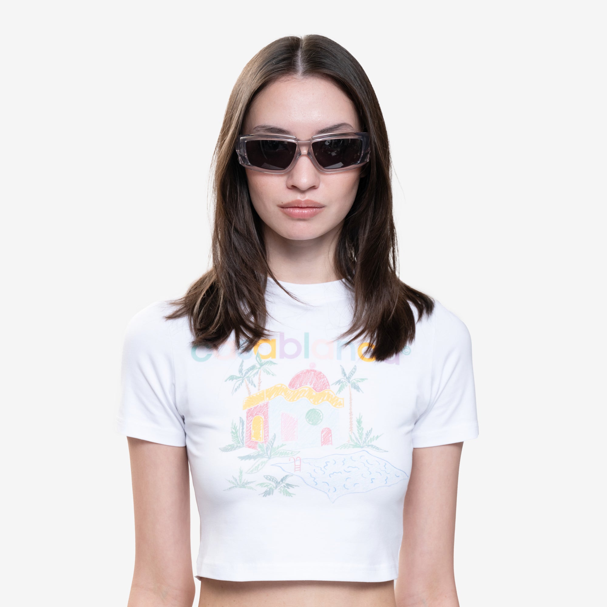 Rick Owens Rick Transparent Sunglasses Transparent - 2