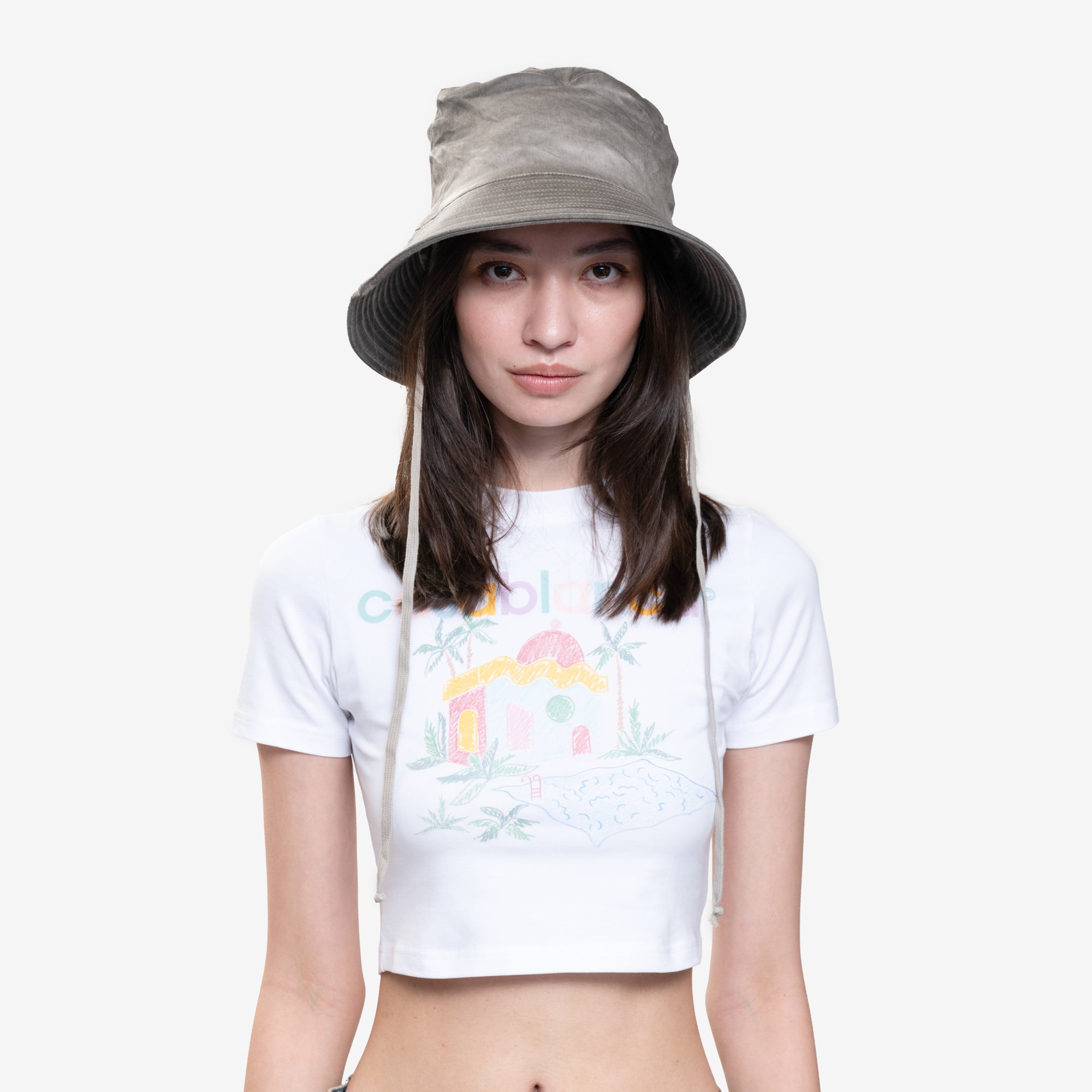 Rick Owens DRKSHDW Gilligan Hat Pearl - 2